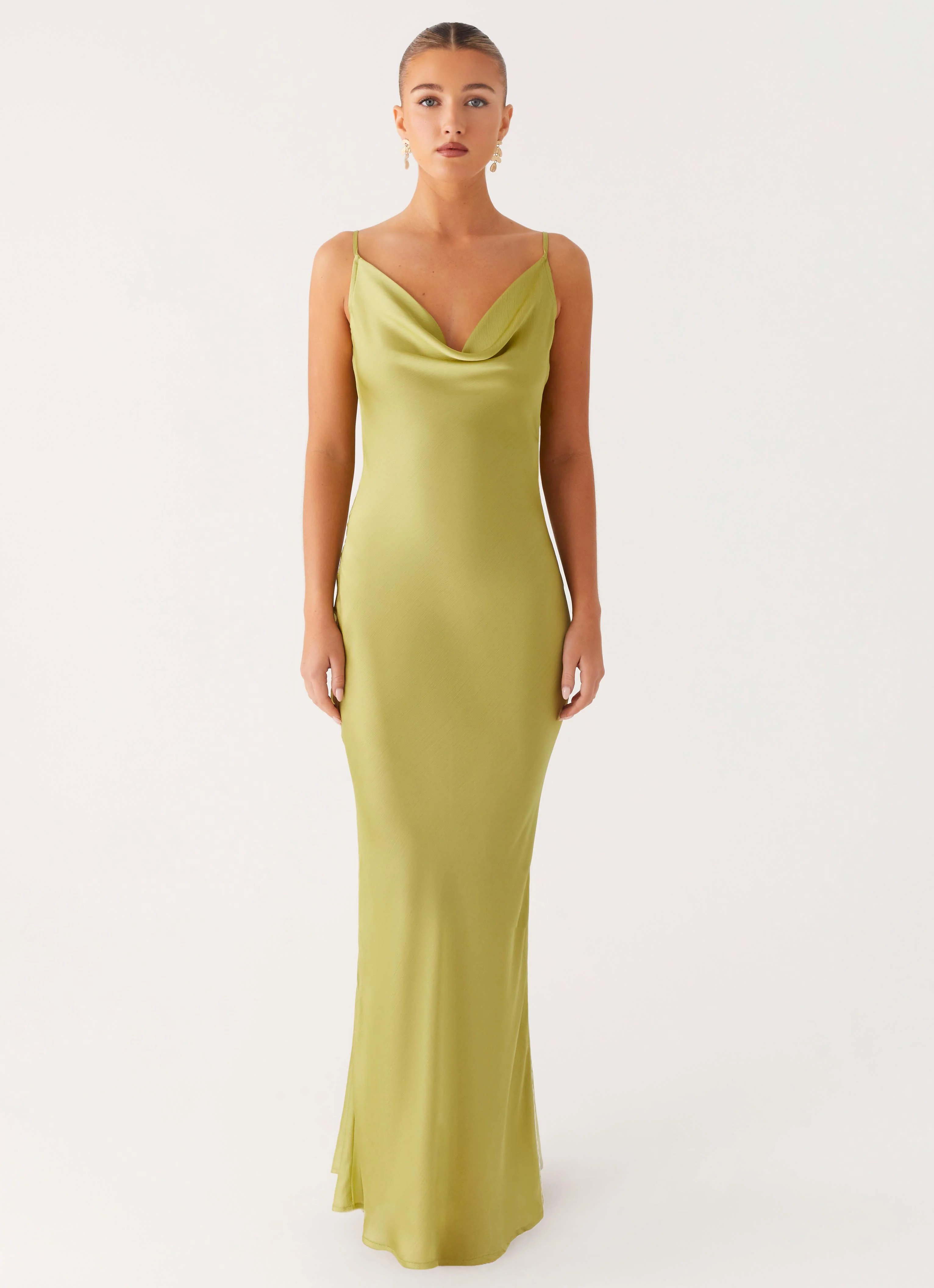 Jade Escape Maxi Dress - Lime - Image 4