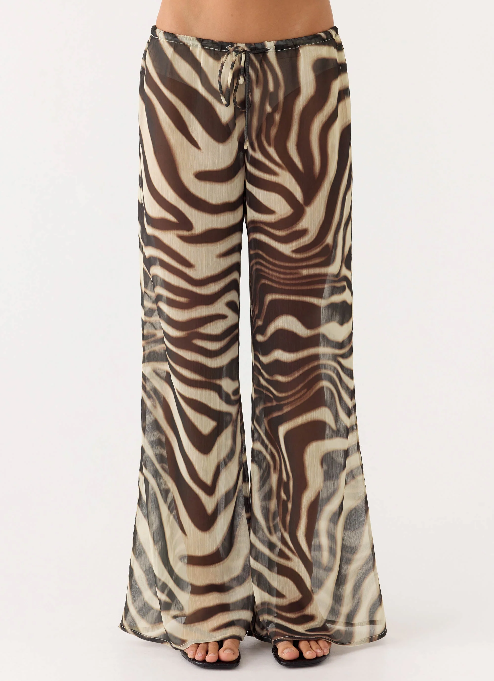 Jadia Flared Pants - Zebra - Image 3