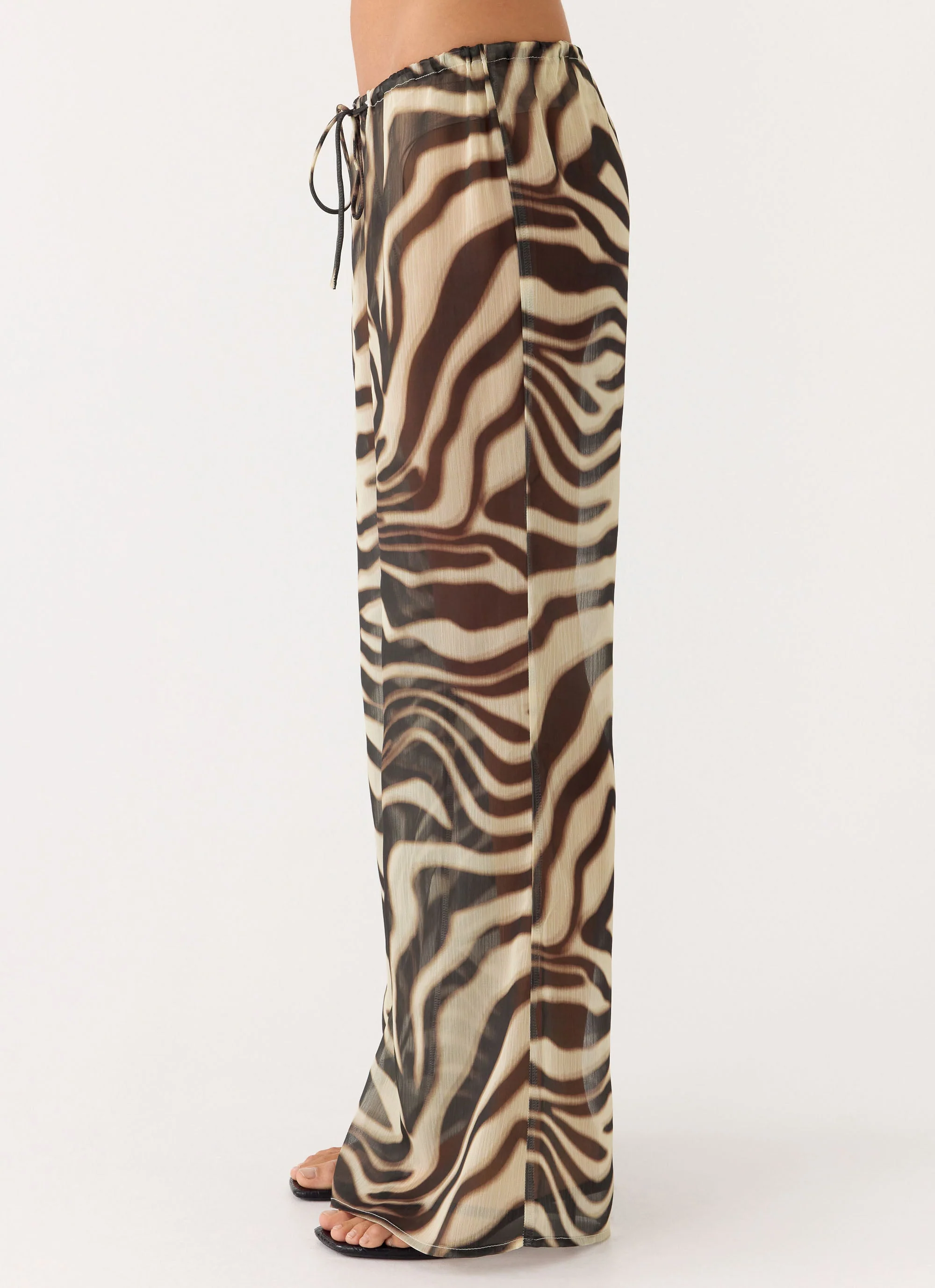 Jadia Flared Pants - Zebra - Image 4