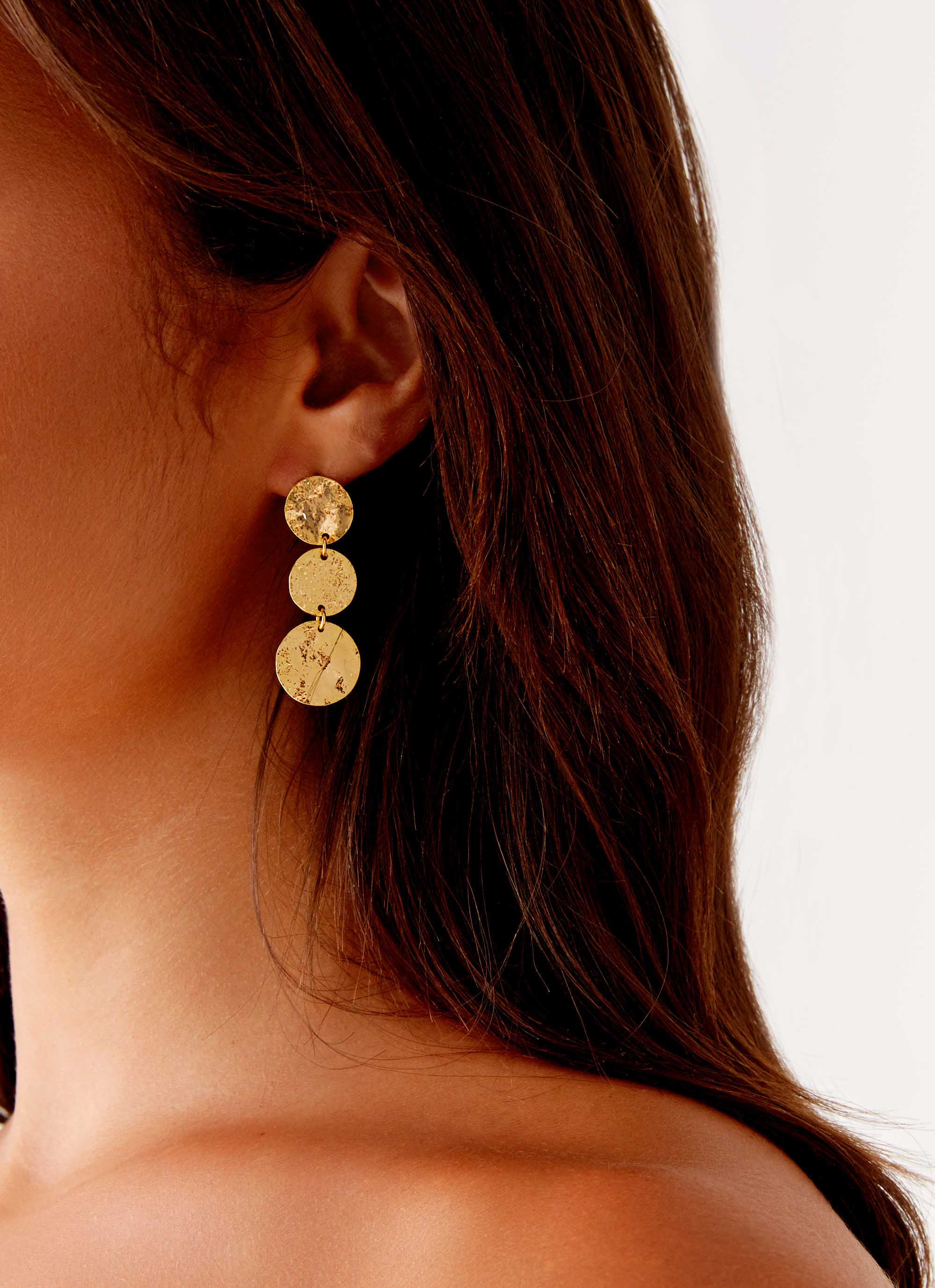 Jana Earrings - Gold - Image 2
