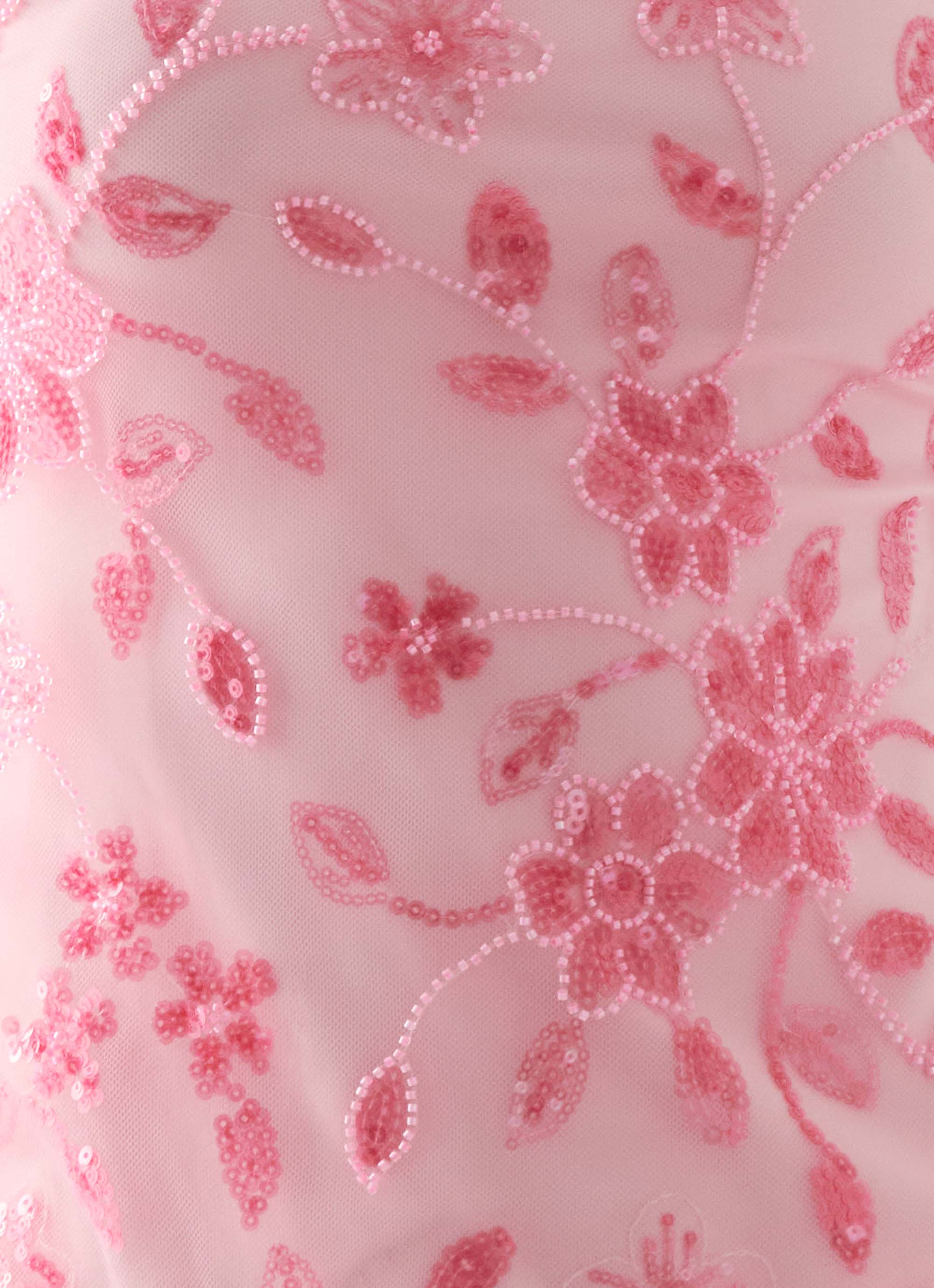 Janelle Beaded Halter Top - Pink - Image 8