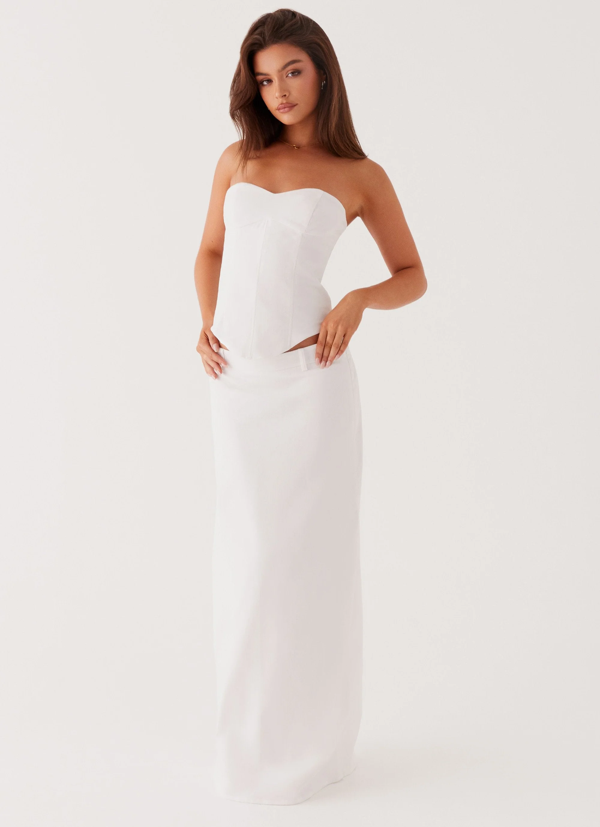 Jaslyn Maxi Skirt - White - Image 6