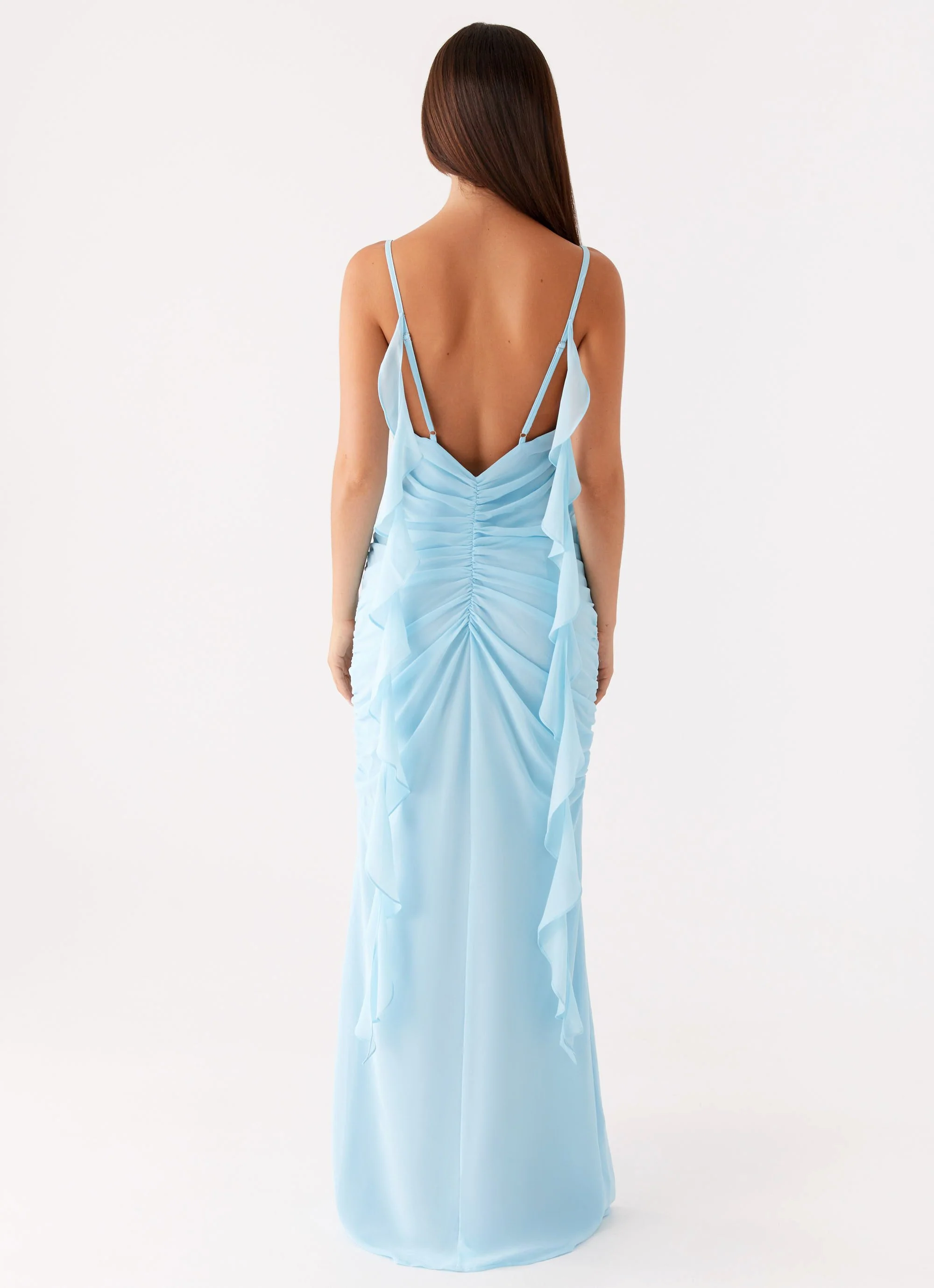 Jasmina Maxi Dress - Blue - Image 3