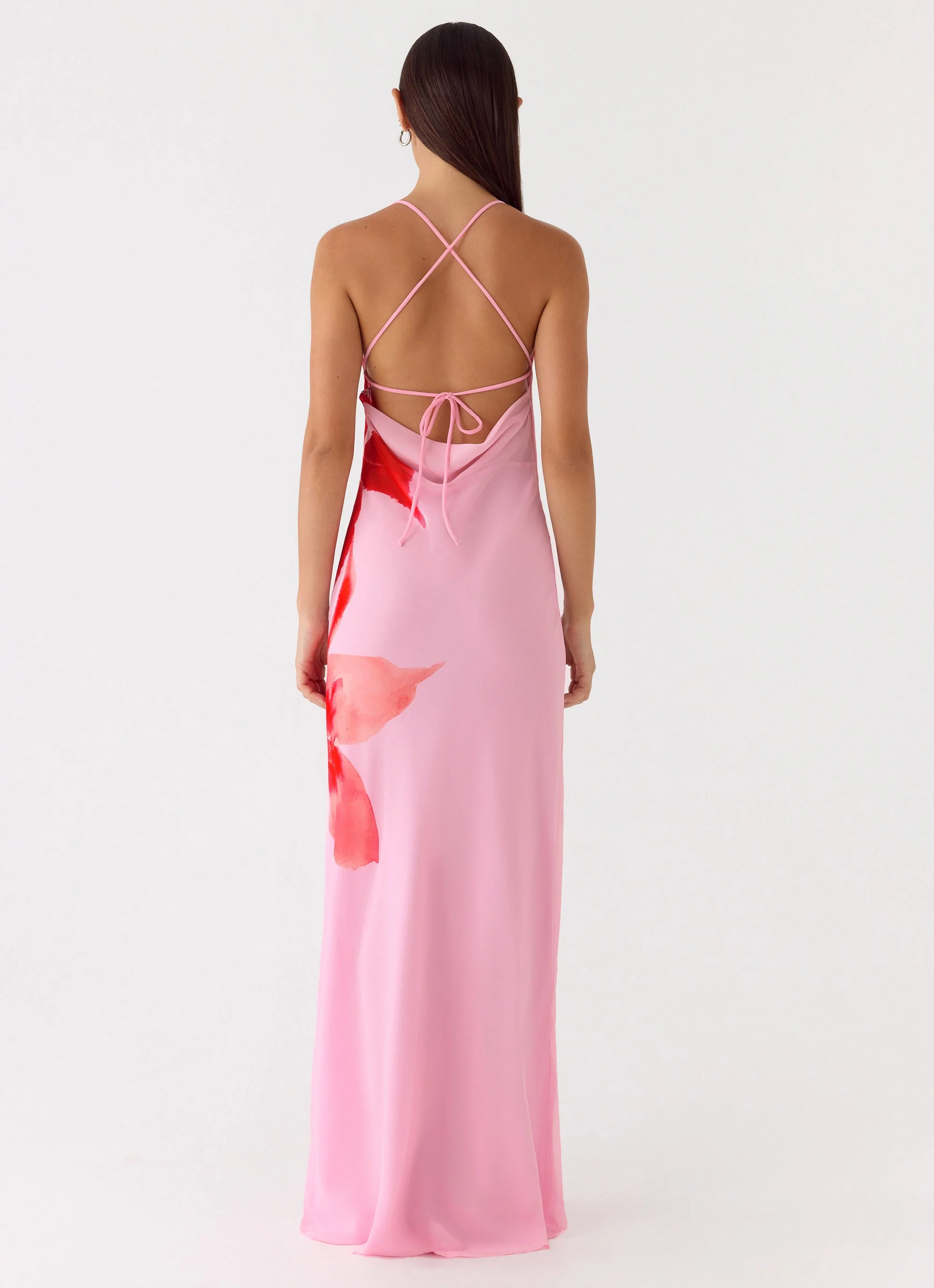 Jasmyn Cowl Maxi Dress - Pink Petal - Image 5