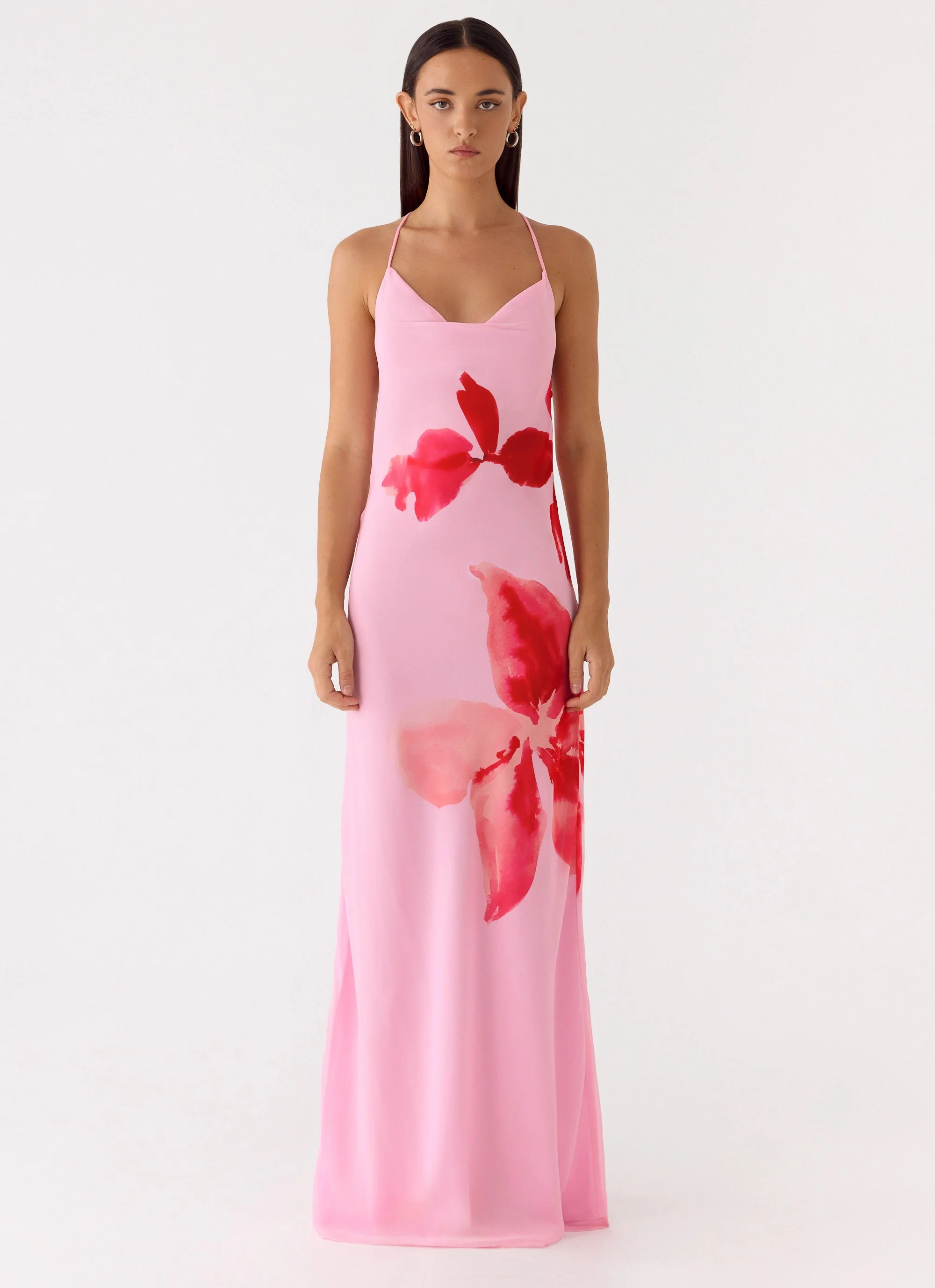 Jasmyn Cowl Maxi Dress - Pink Petal - Image 6