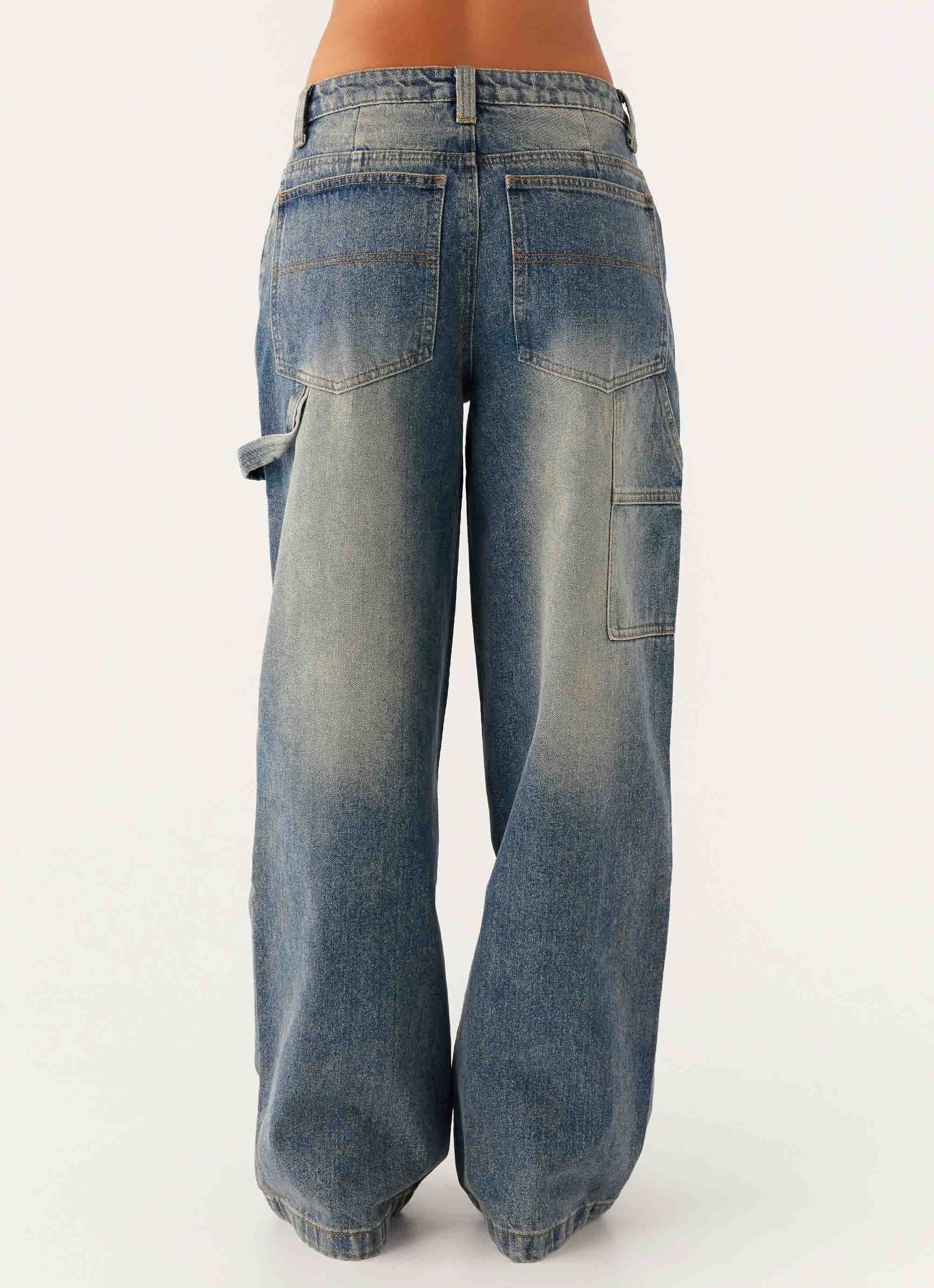 Jaylie Denim Jeans - Dirty Vintage Wash - Image 4