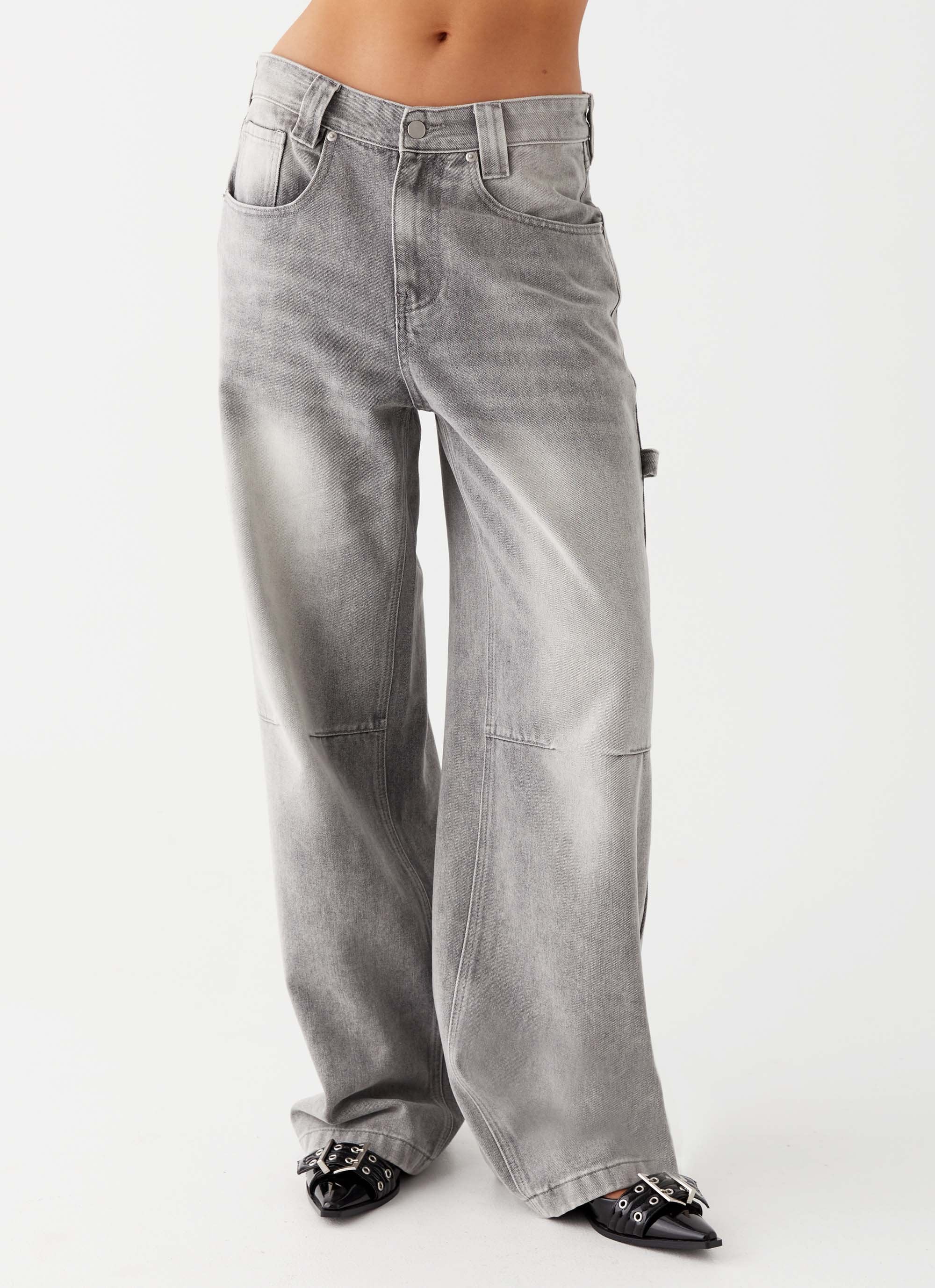Jaylie Denim Jeans - Light Wash - Image 5