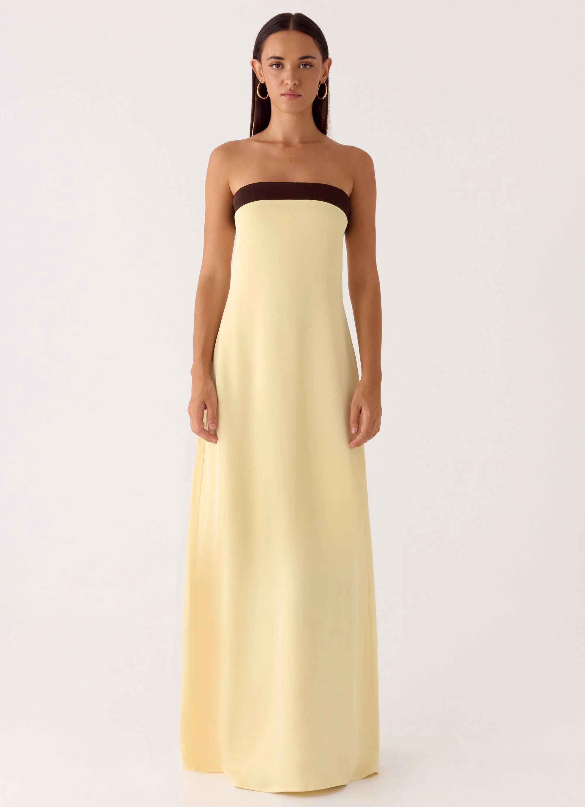Jiana Maxi Dress - Baby Yellow - Image 5