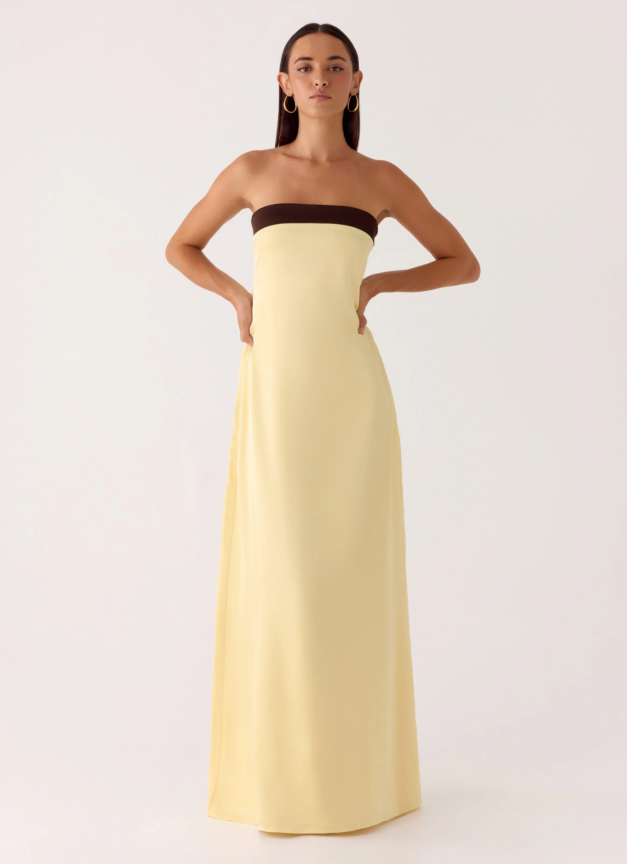 Jiana Maxi Dress - Baby Yellow - Image 6
