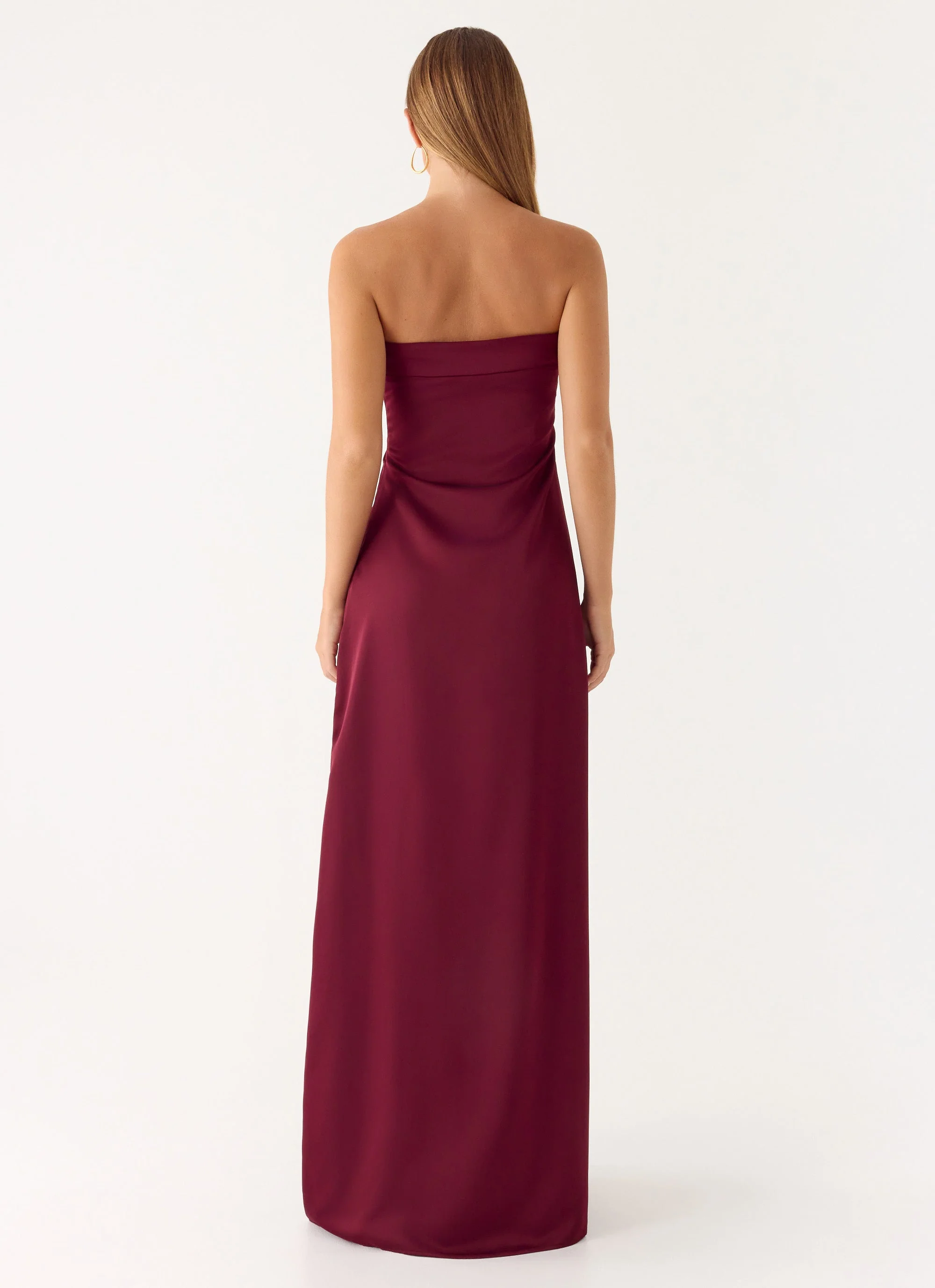 Jiana Maxi Dress - Merlot - Image 3