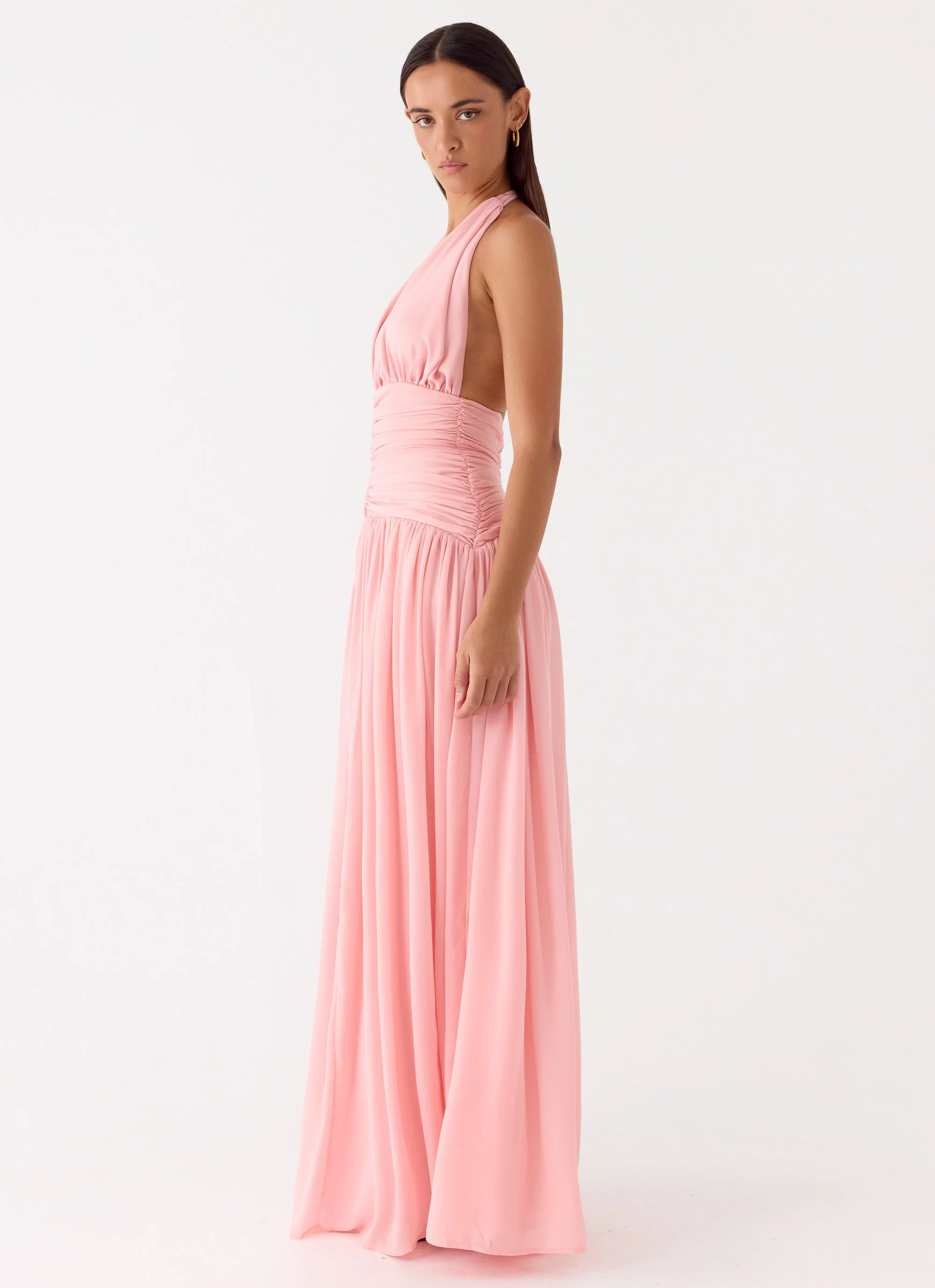 Jimena Maxi Dress - Peach - Image 3