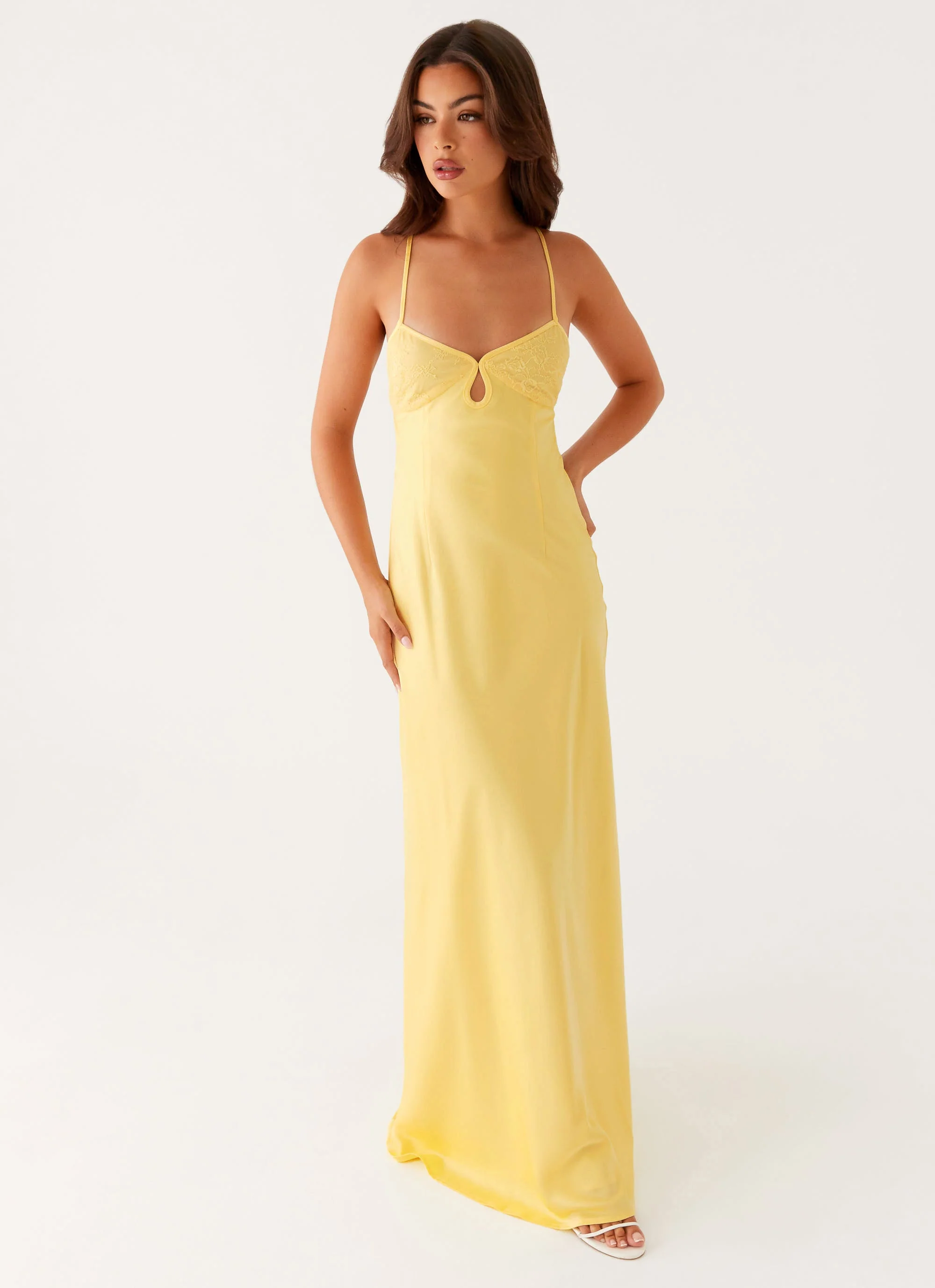 Joanie Maxi Dress - Yellow - Image 4