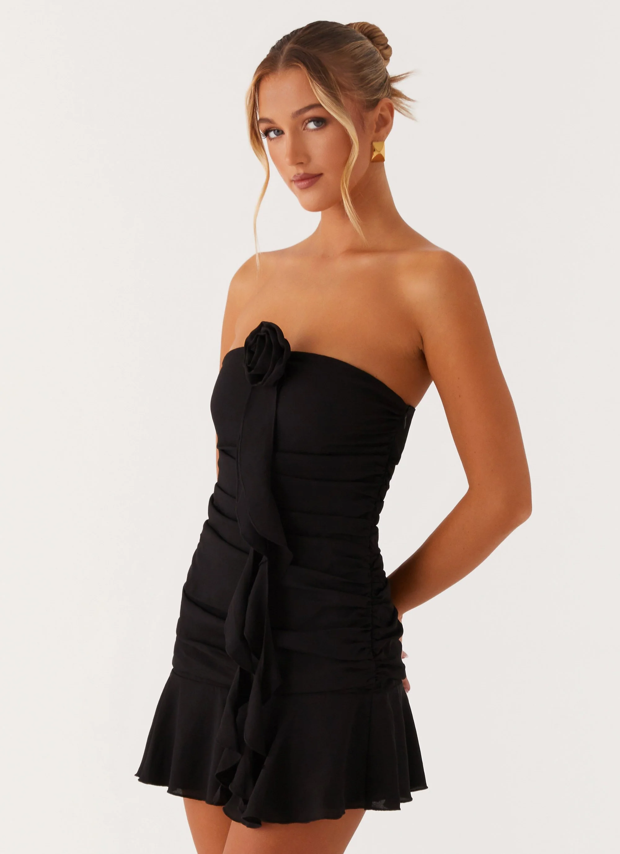 Jodie Mini Dress - Black - Image 4