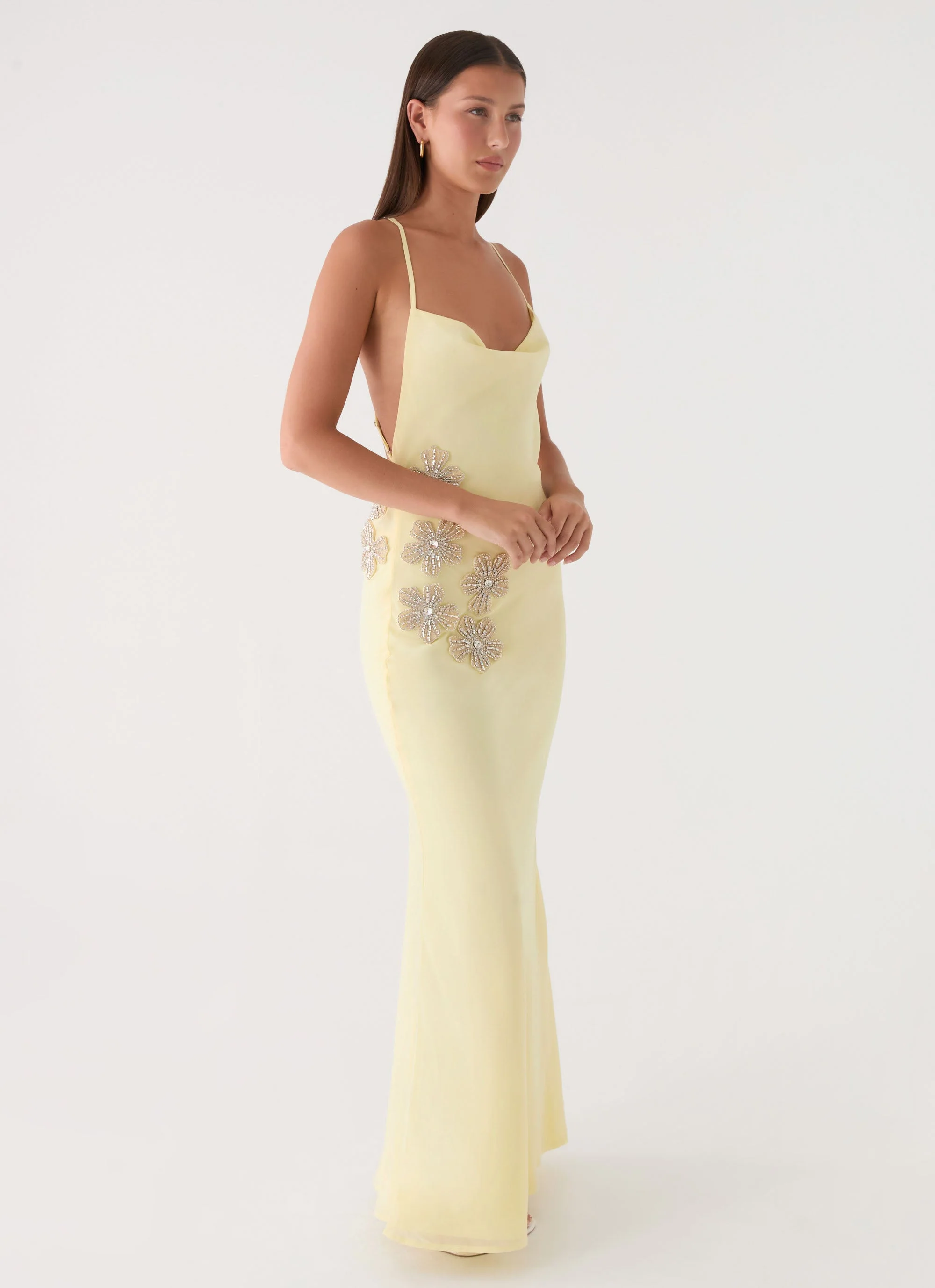 Joella Maxi Dress - Yellow - Image 3