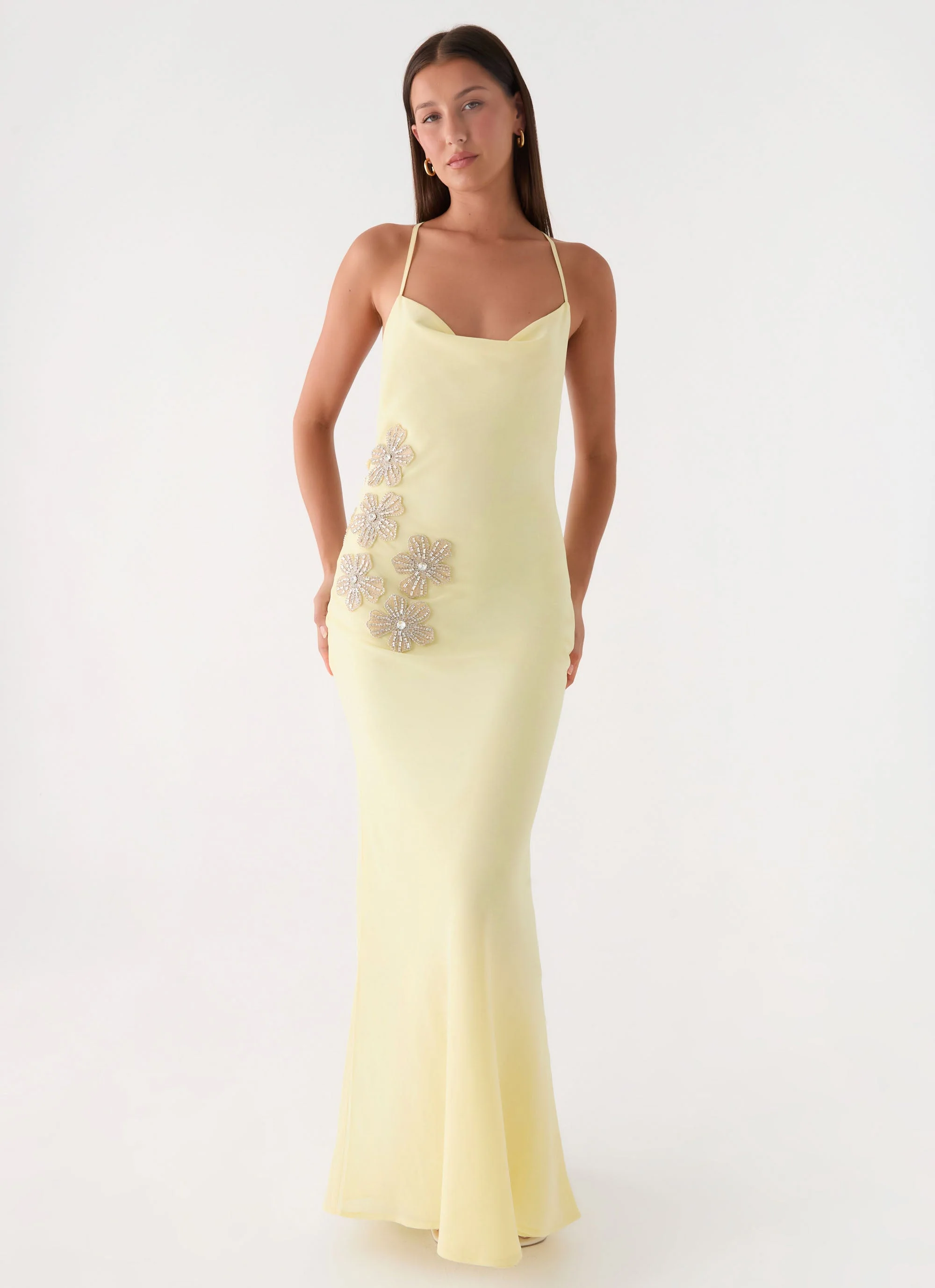 Joella Maxi Dress - Yellow - Image 5