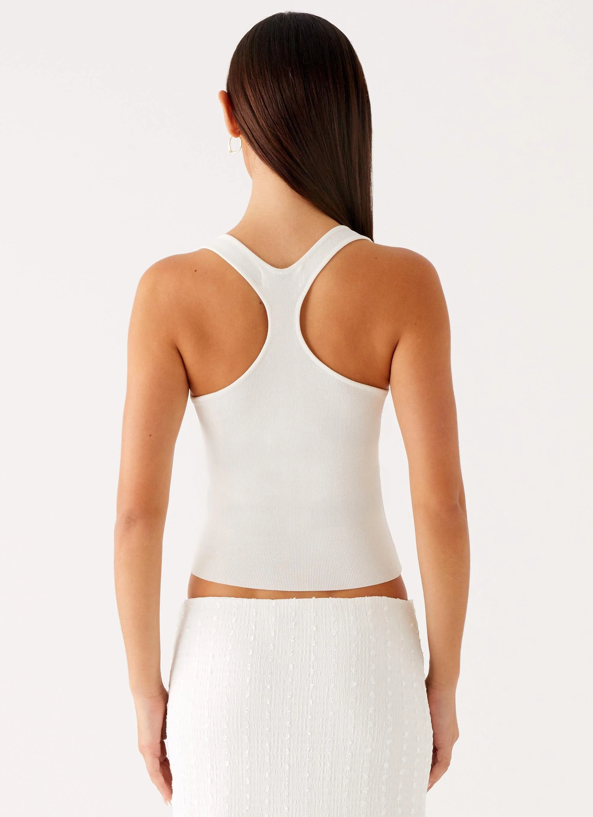 Johanna Knit Top - White - Image 4