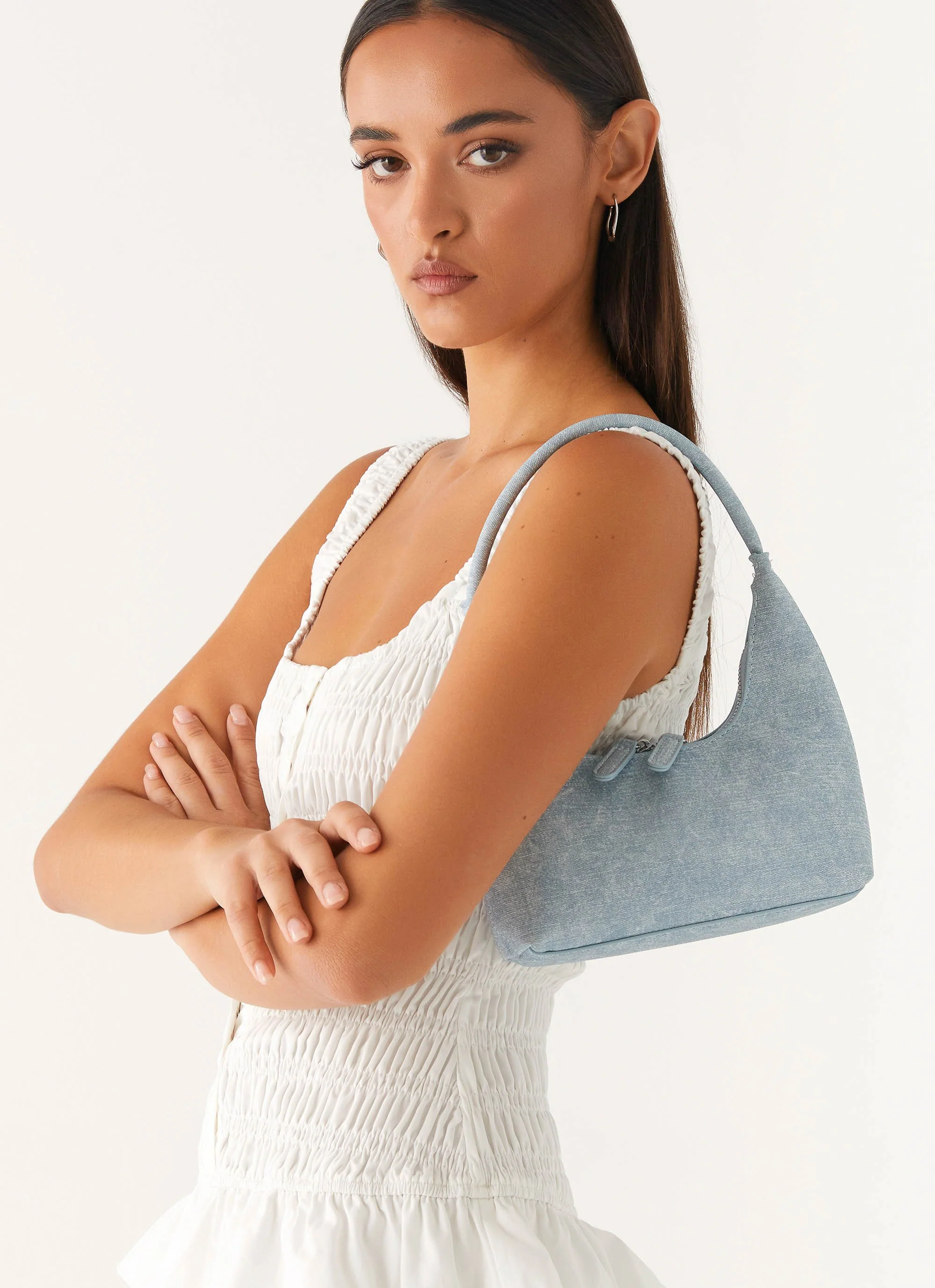 Jolie Shoulder Bag - Denim - Image 3