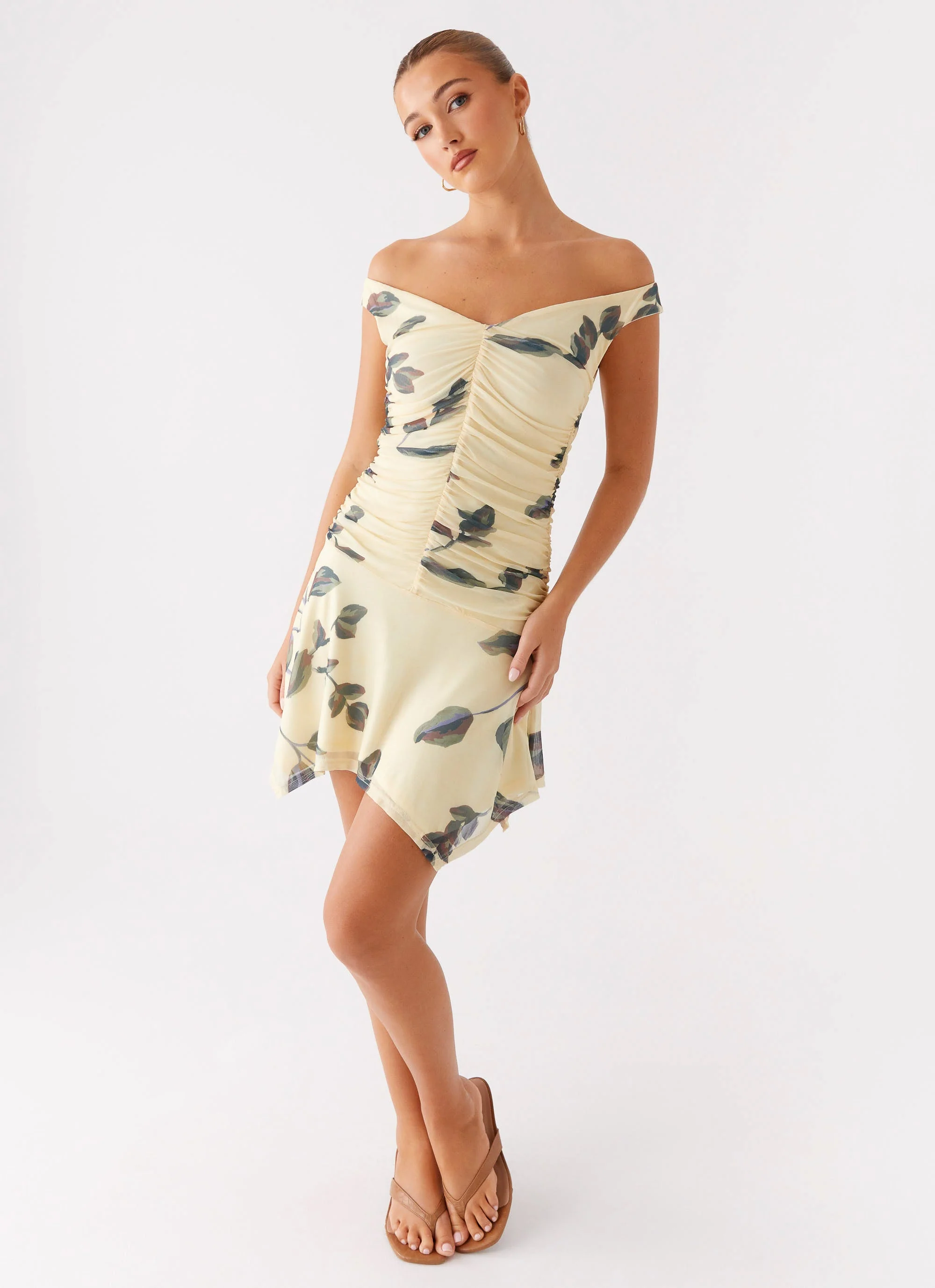 Josette Mini Dress - Buttercream Bliss - Image 4