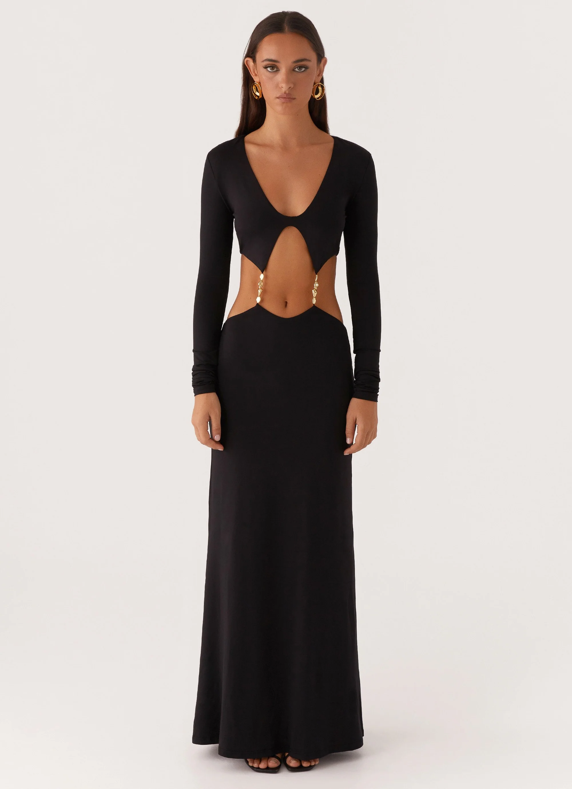 Jourdan Maxi Dress - Black - Image 3