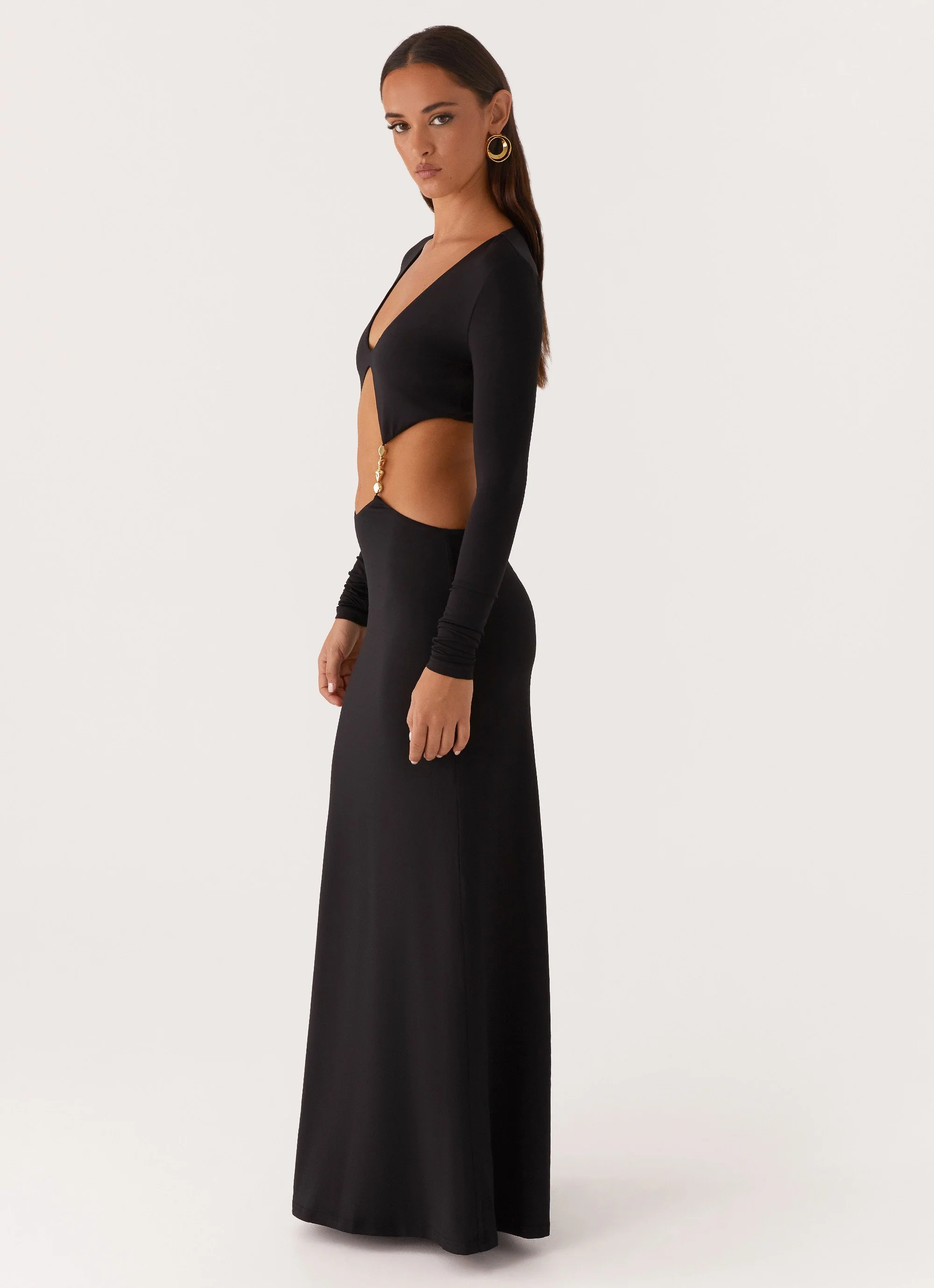 Jourdan Maxi Dress - Black - Image 4