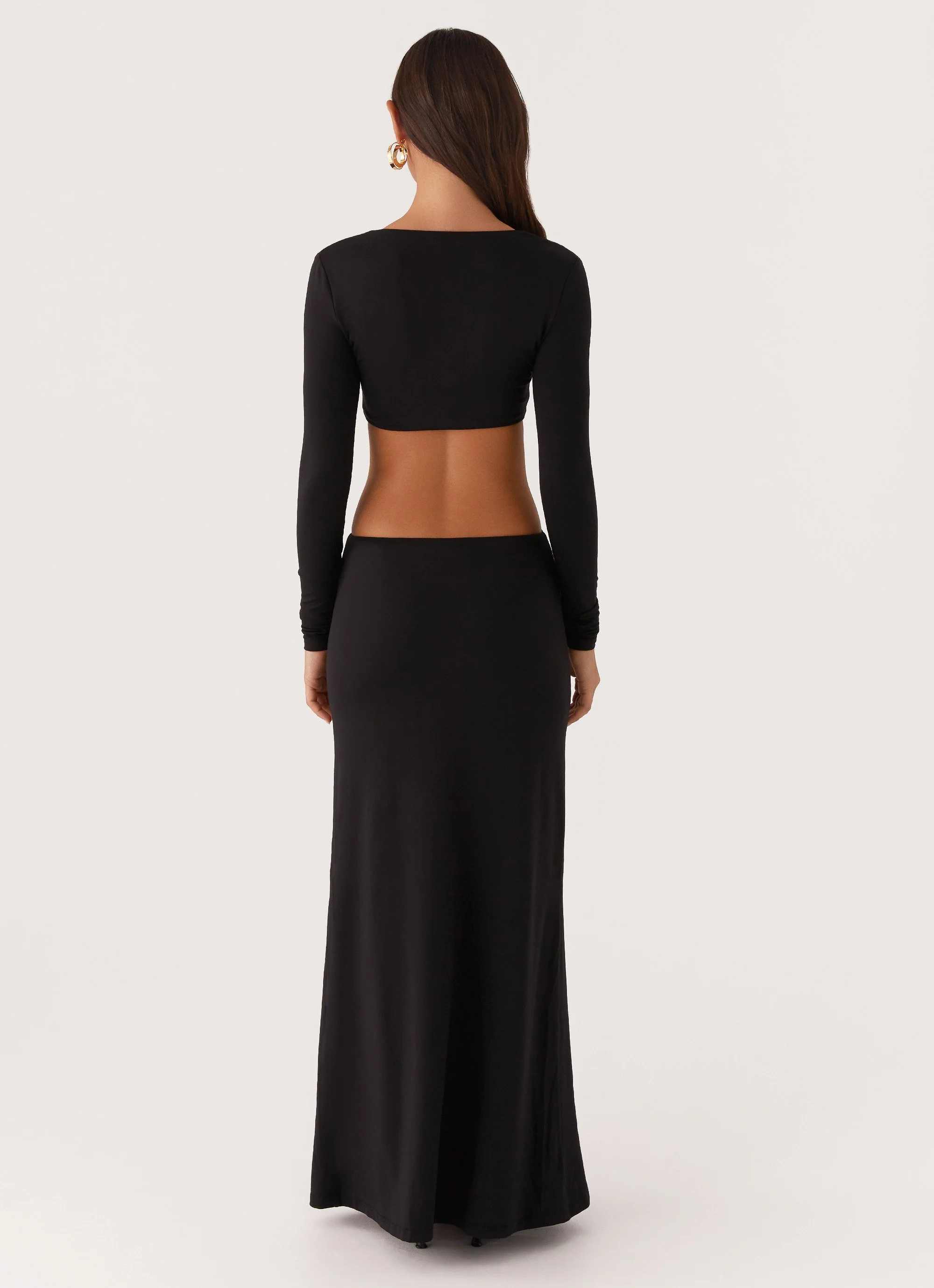 Jourdan Maxi Dress - Black - Image 5