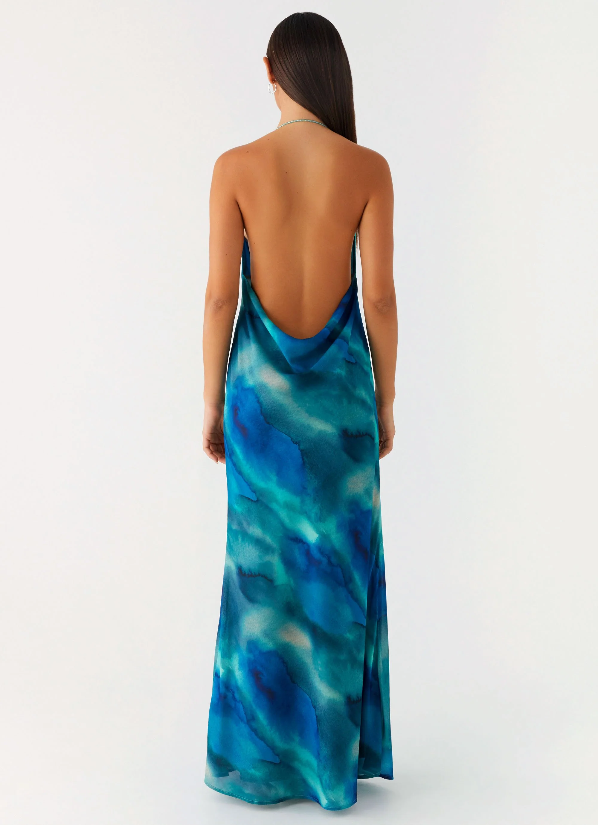 Journey Maxi Dress - Blue Tie Dye - Image 2