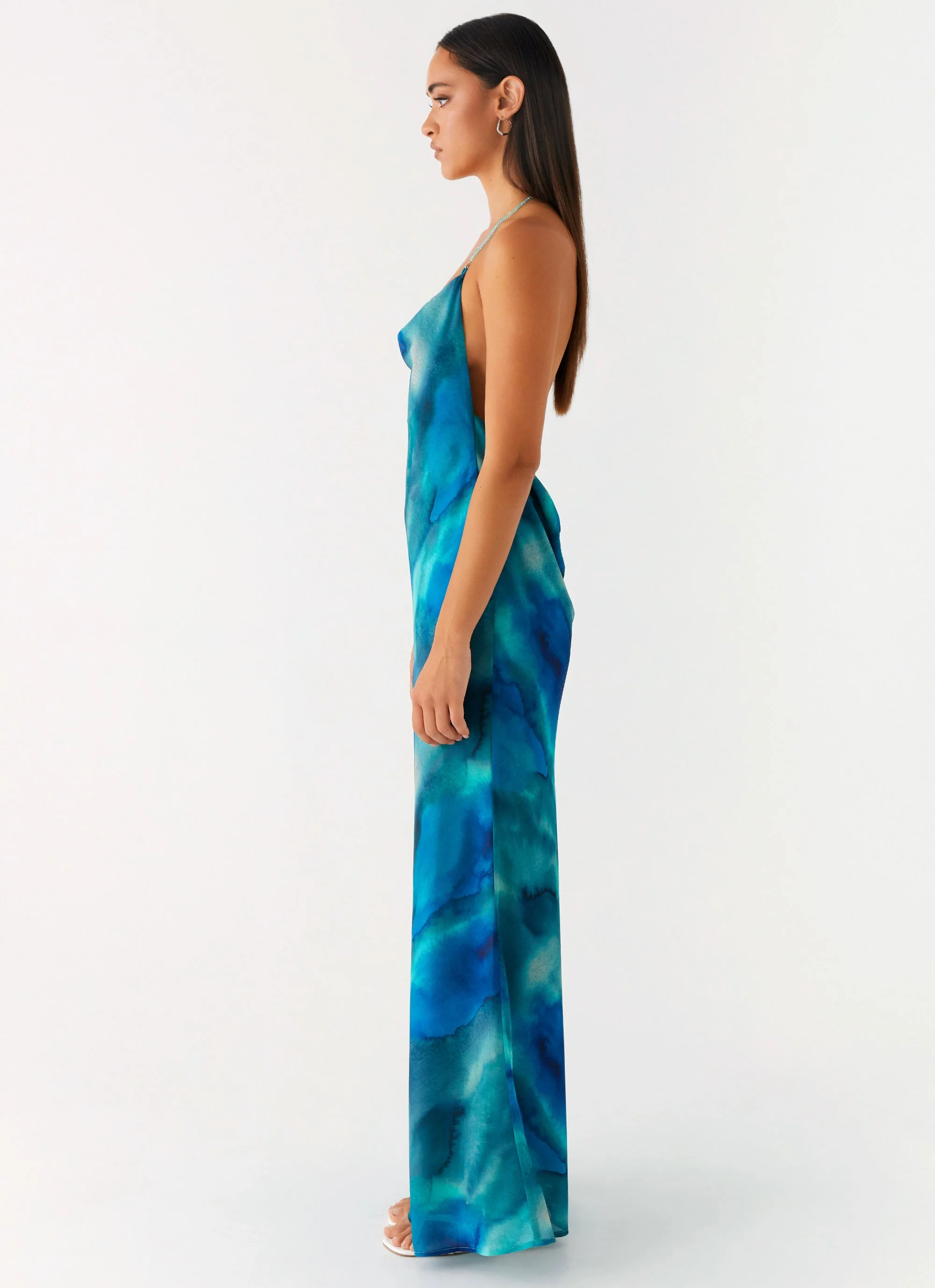 Journey Maxi Dress - Blue Tie Dye - Image 4