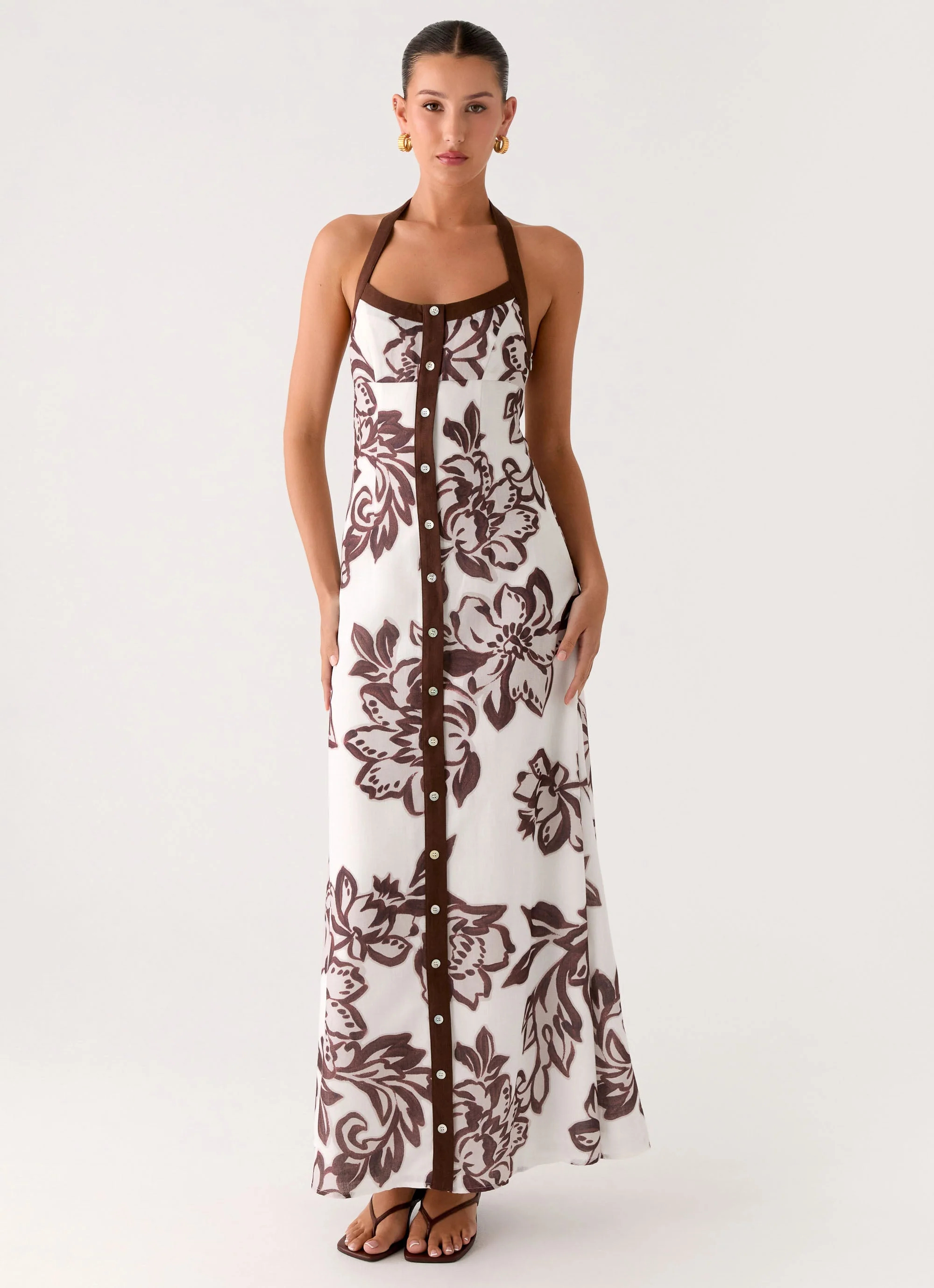 Jovanni Maxi Dress - Vanilla Meadow - Image 5