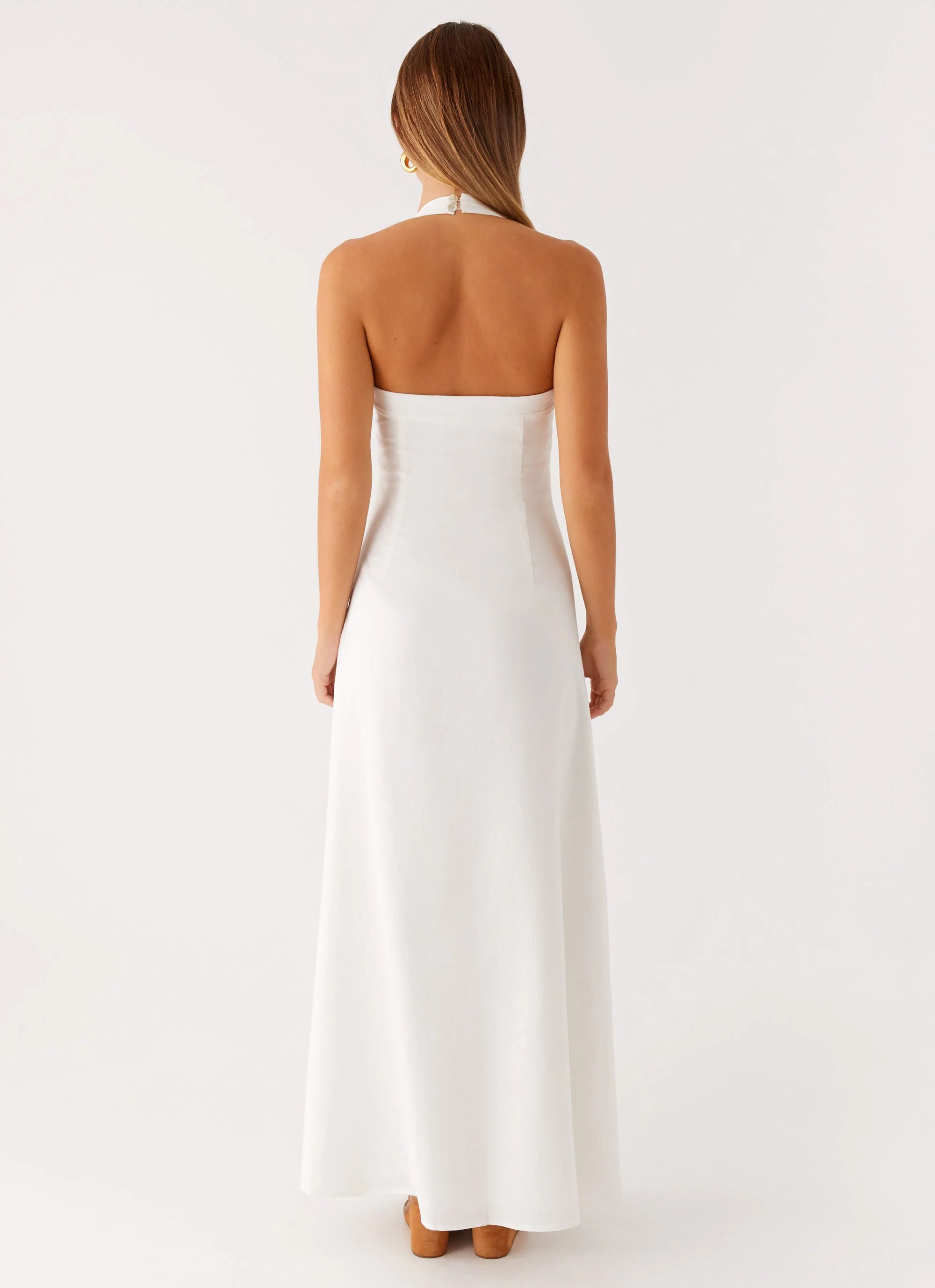 Jovanni Maxi Dress - White - Image 3