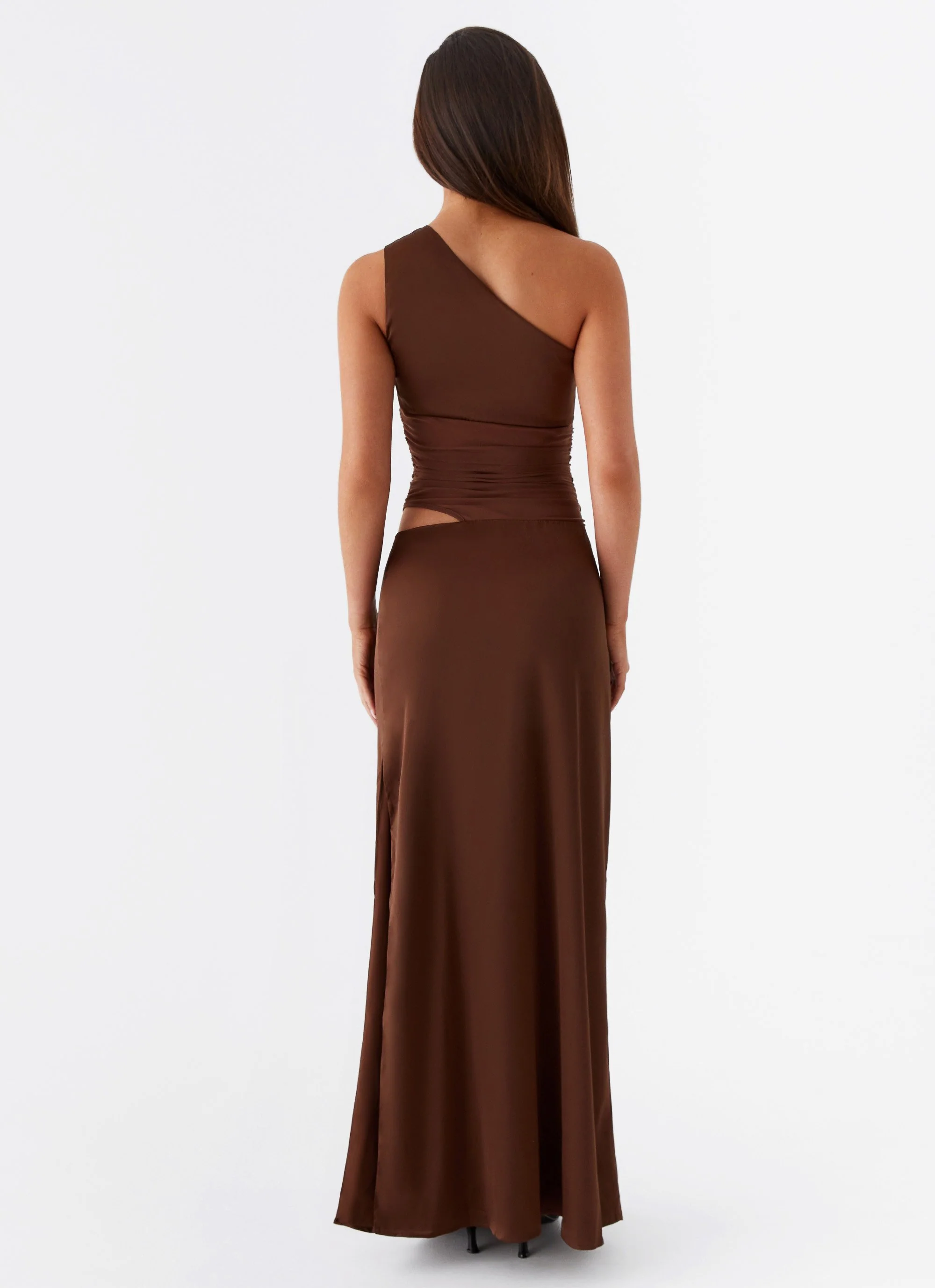 Juliette Maxi Dress - Chocolate - Image 4
