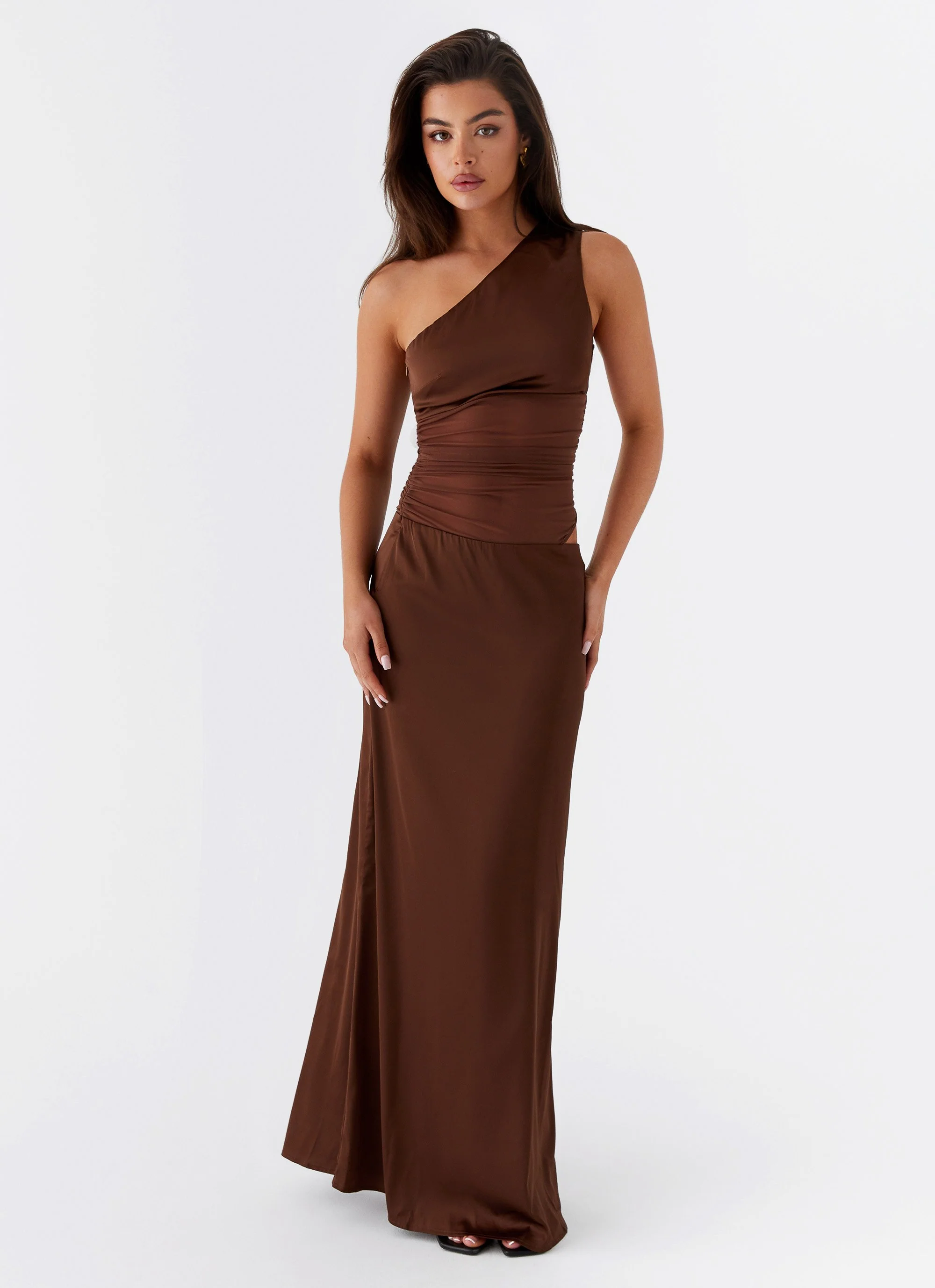 Juliette Maxi Dress - Chocolate - Image 5