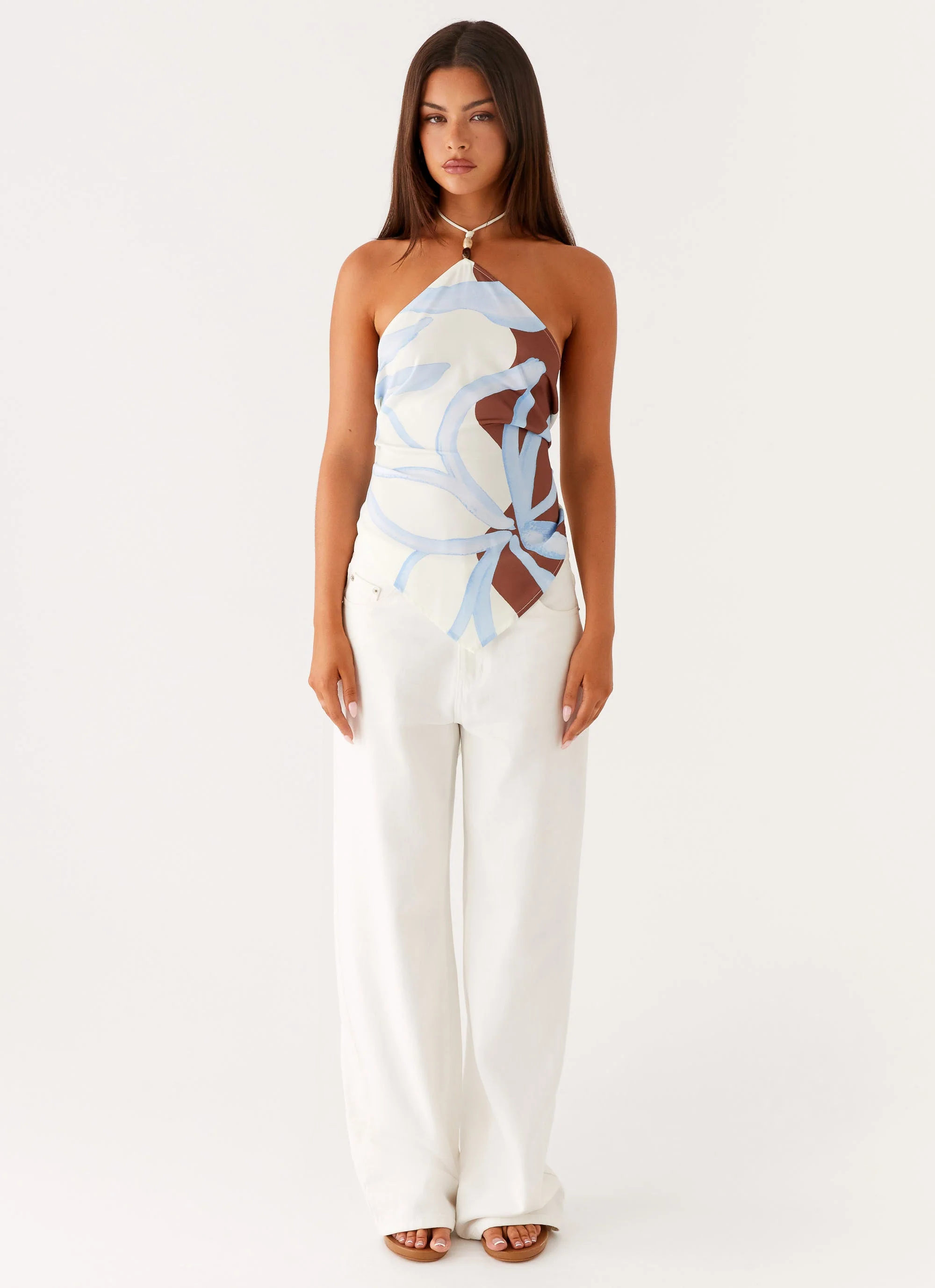 Julissa Halter Top - Bloom Wave Print - Image 3