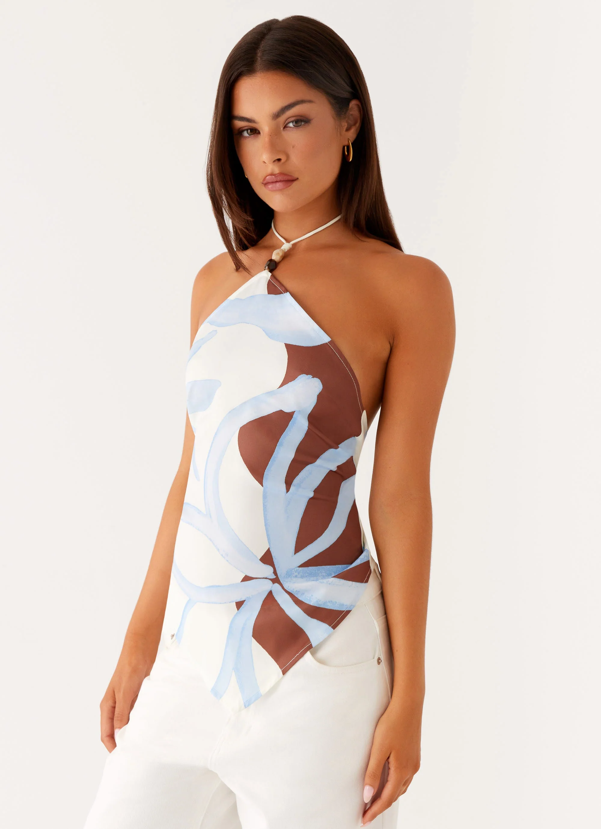 Julissa Halter Top - Bloom Wave Print - Image 6