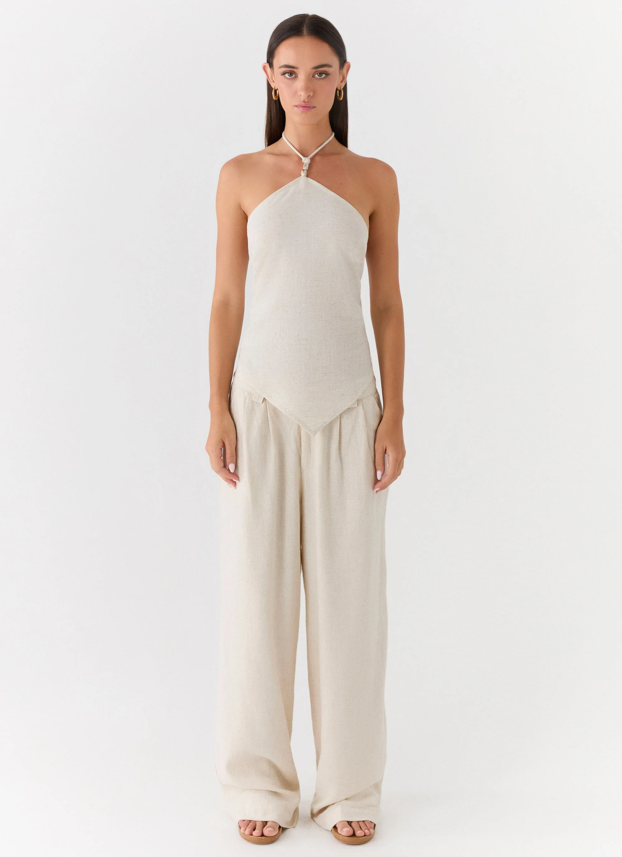 Julissa Halter Top - Oat - Image 4