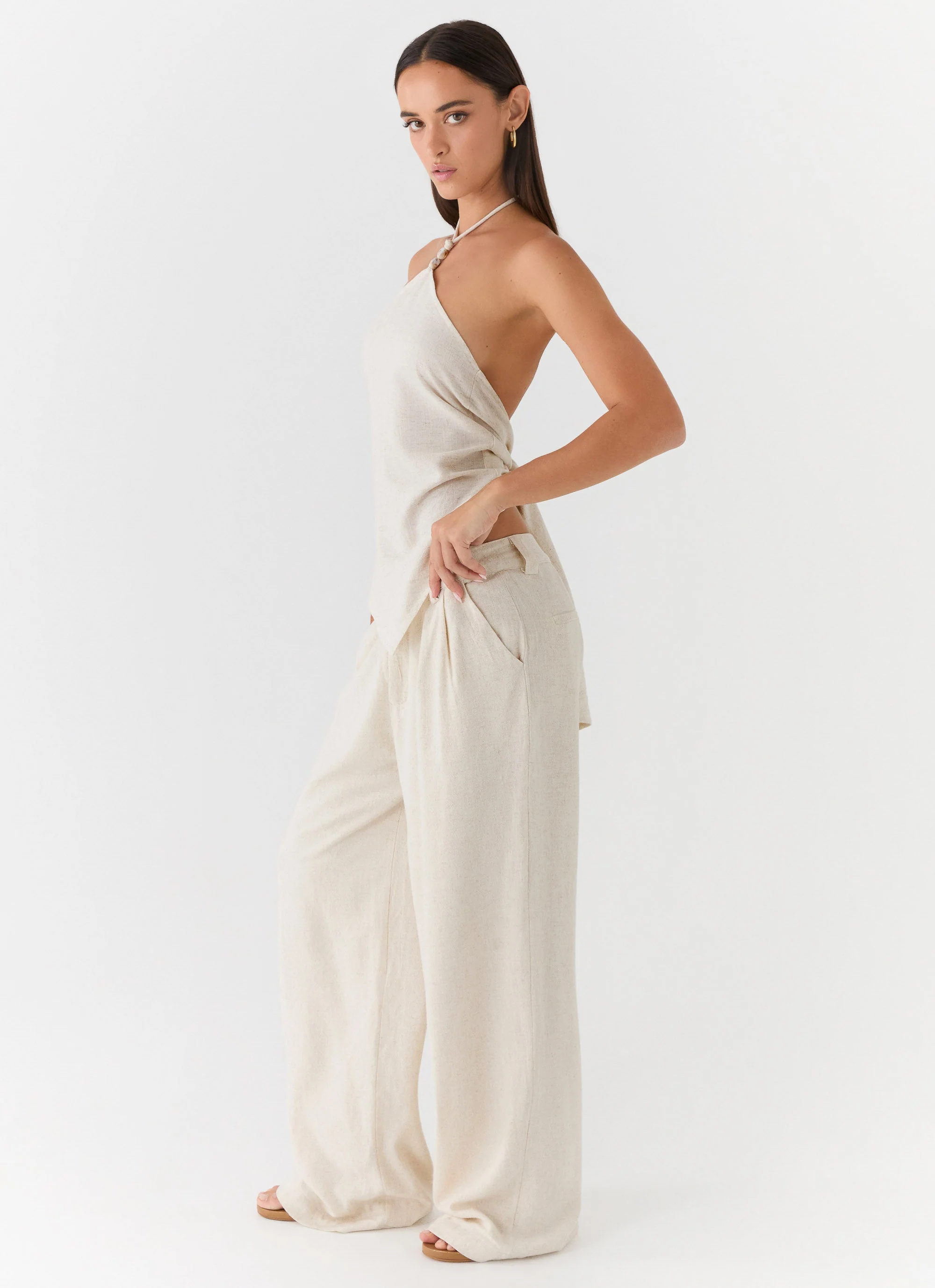 Julissa Halter Top - Oat - Image 6
