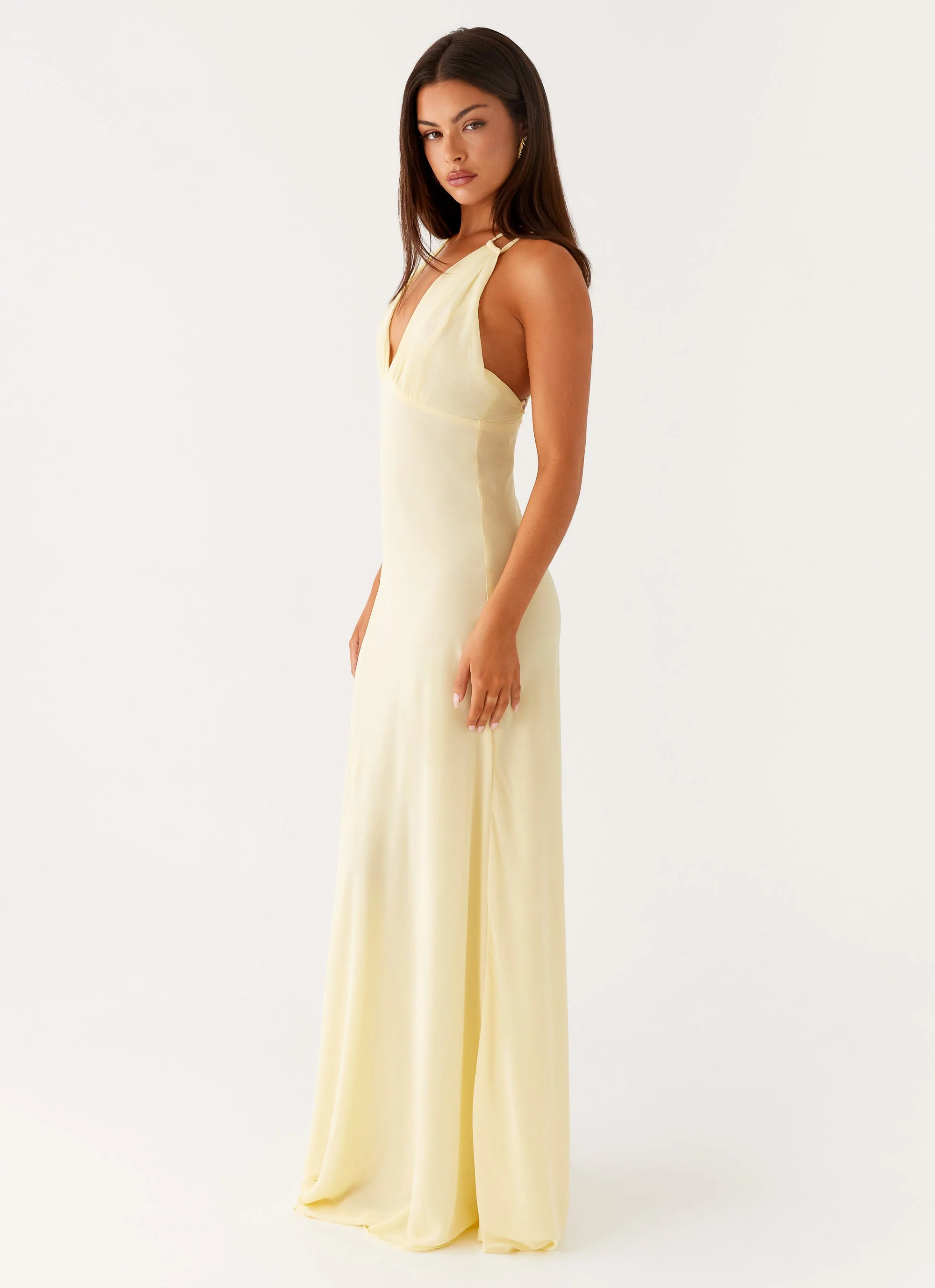 Kacia Maxi Dress - Lemon - Image 5