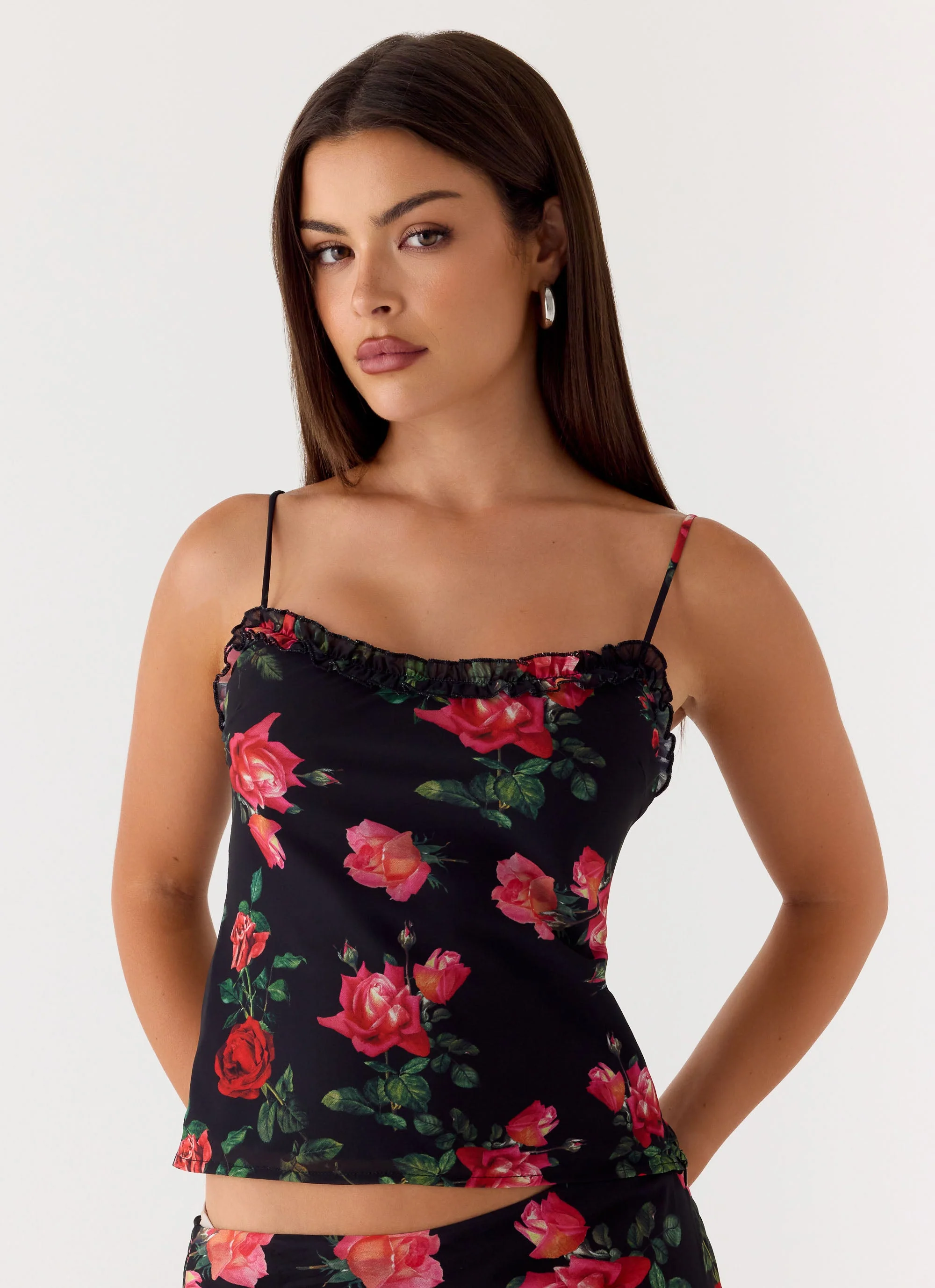 Kahlo Top - Midnight Bloom - Image 7