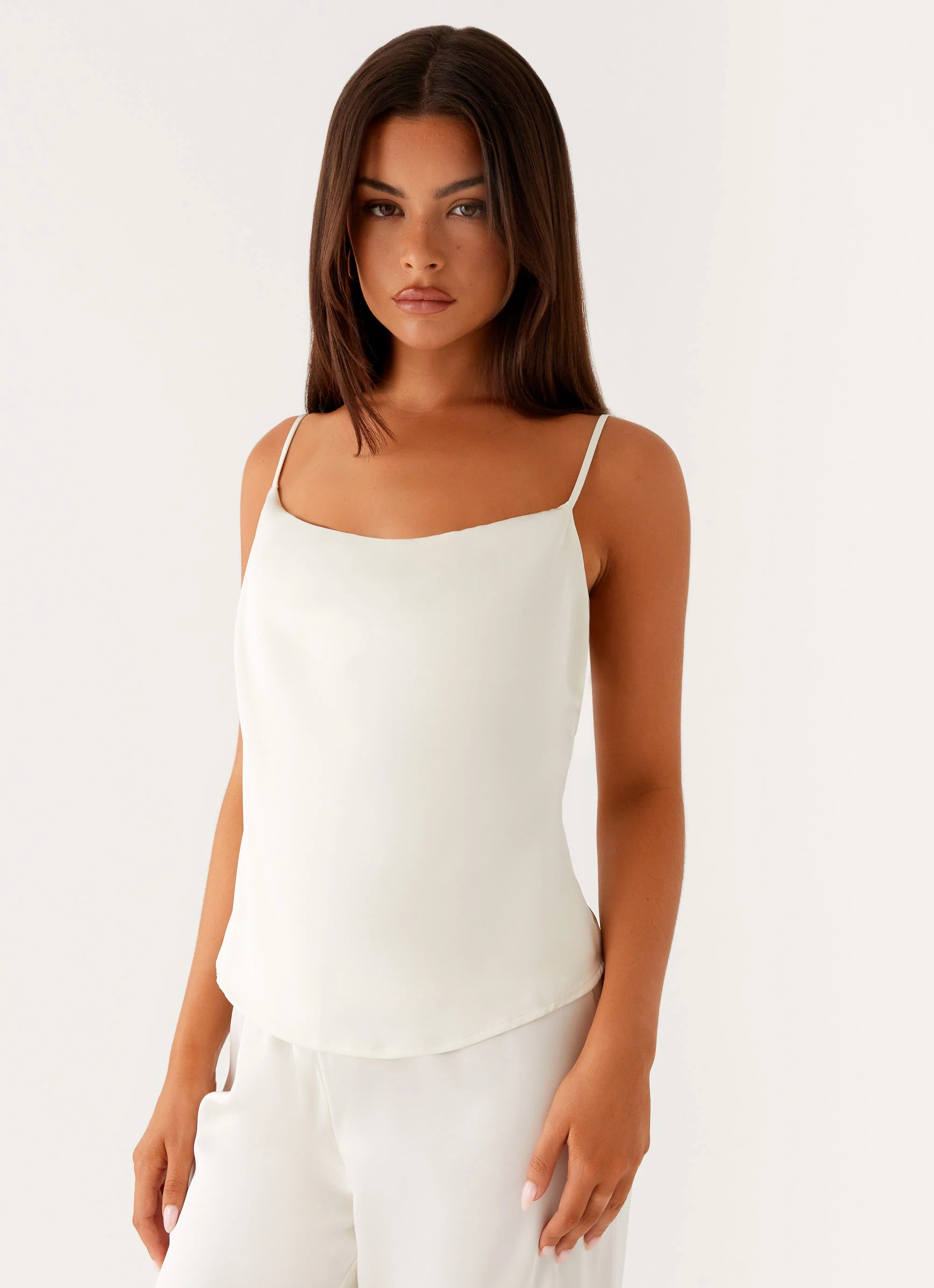 Kaia Cowl Neck Top - Butter - Image 6