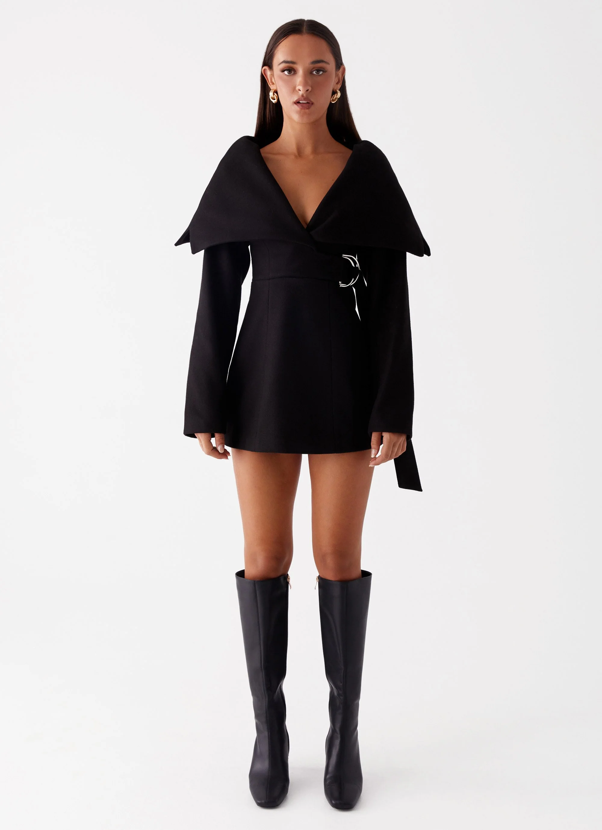 Kaide Mini Dress - Black - Image 2