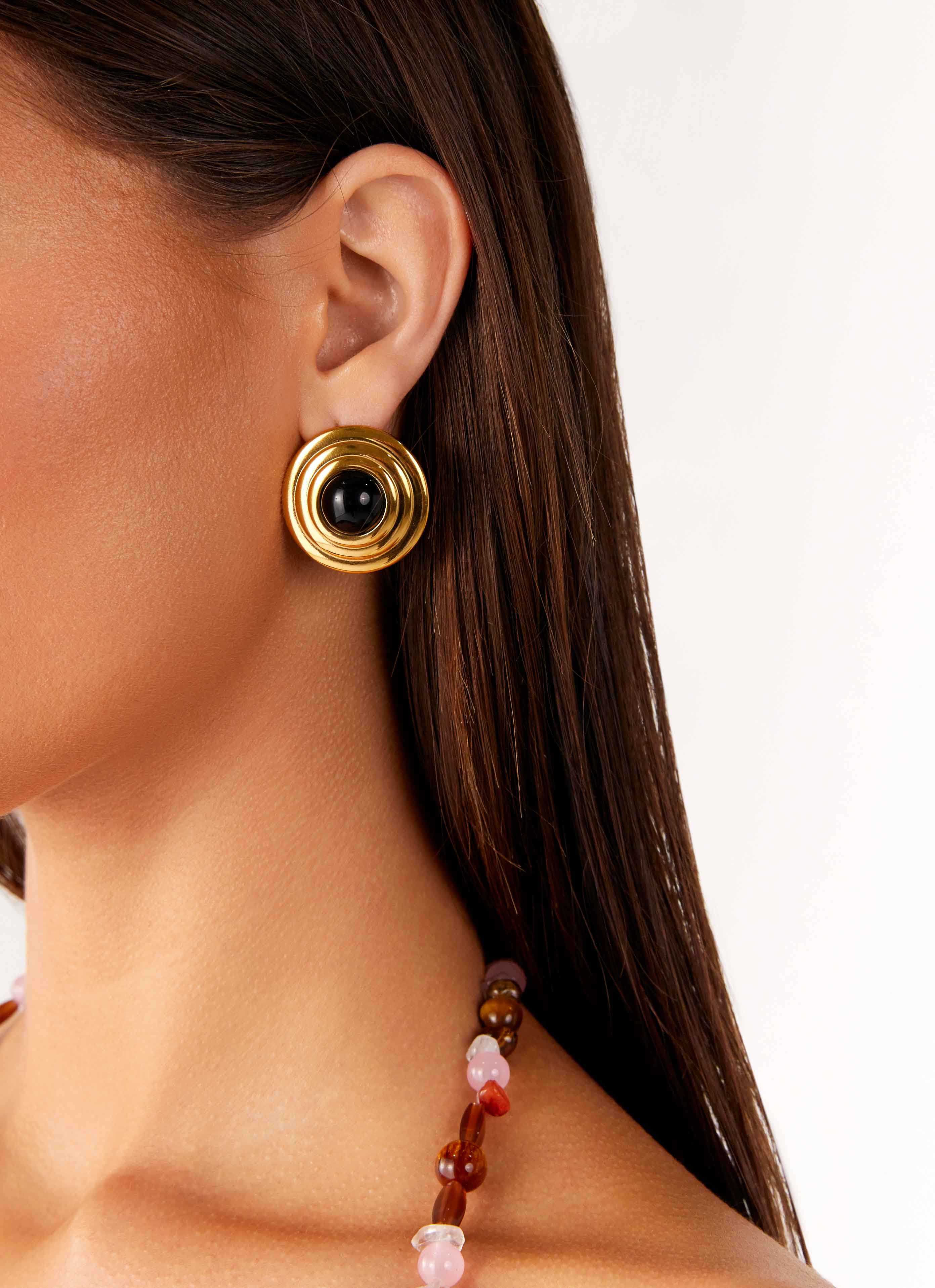 Kalia Earrings - Black - Image 2