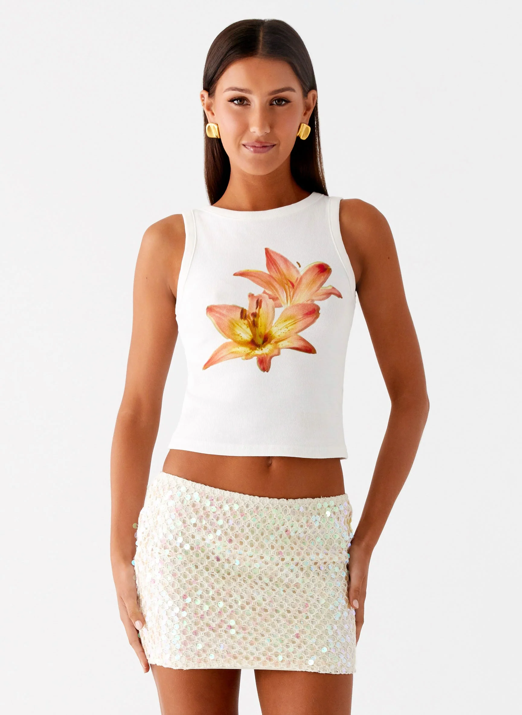 Kalita Mini Skirt - Ivory - Image 6