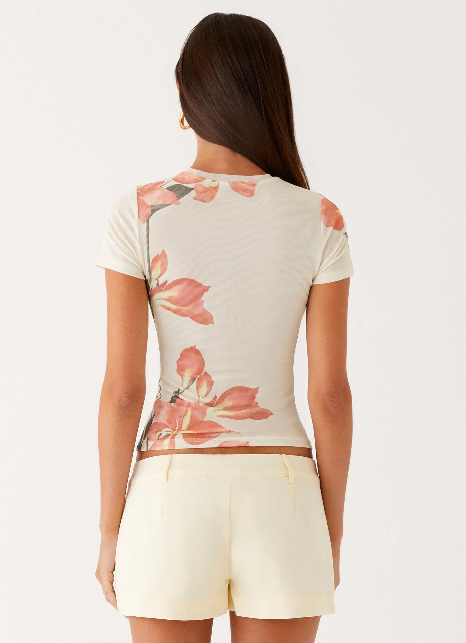 Kammy Low Rise Shorts - Butter - Image 6