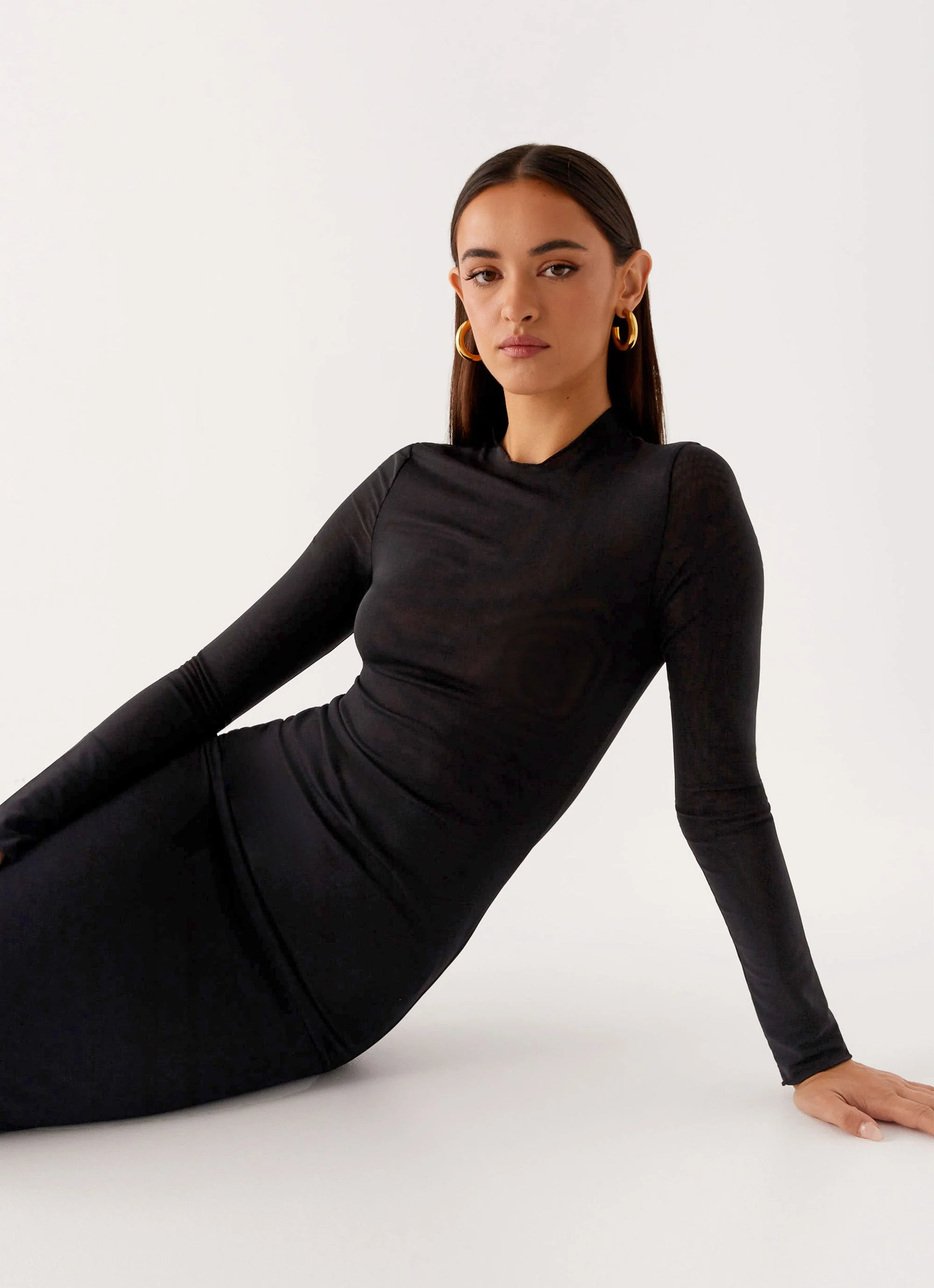 Kamora Maxi Dress - Black - Image 2