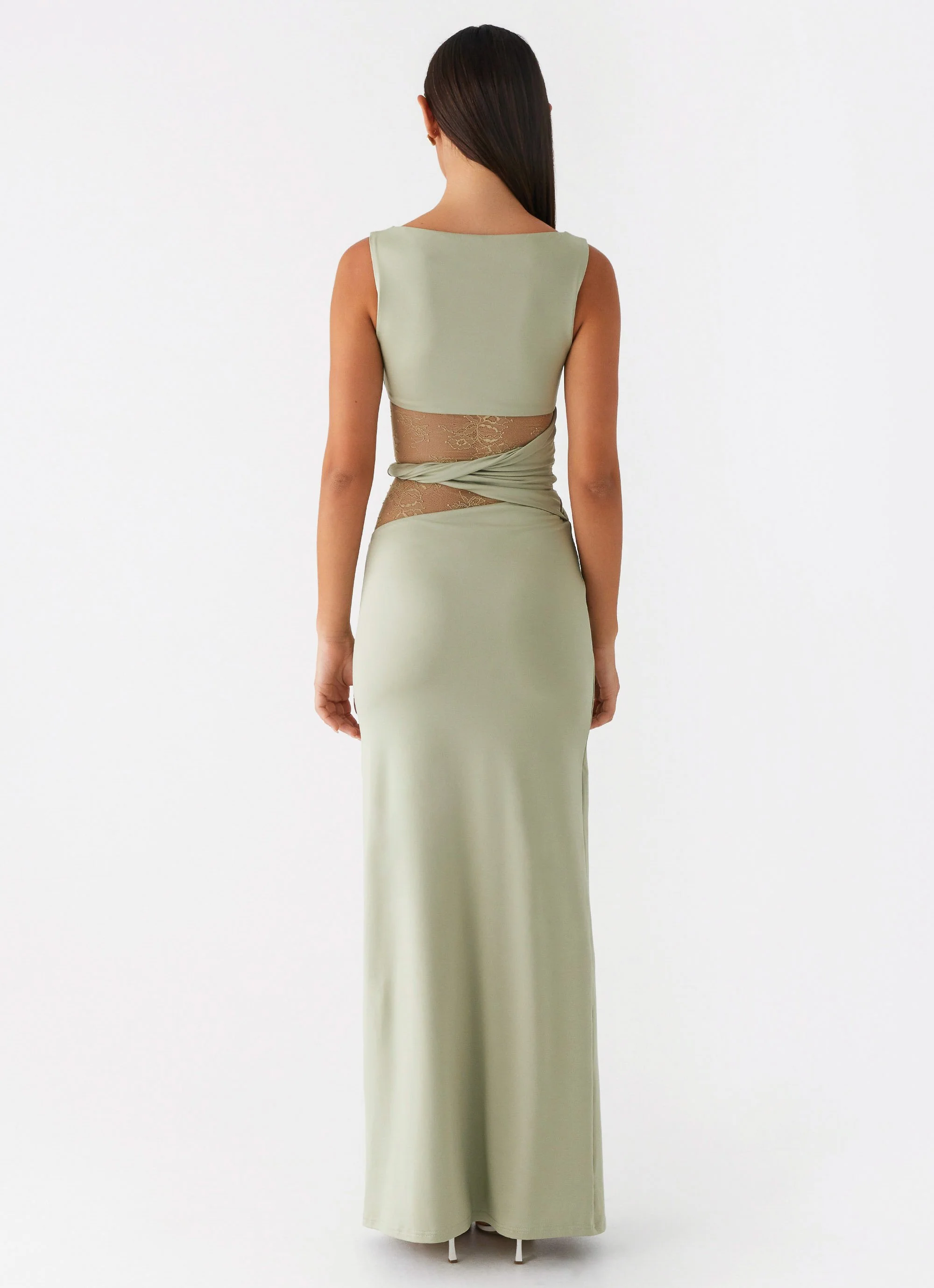 Karma Maxi Dress - Sage - Image 4