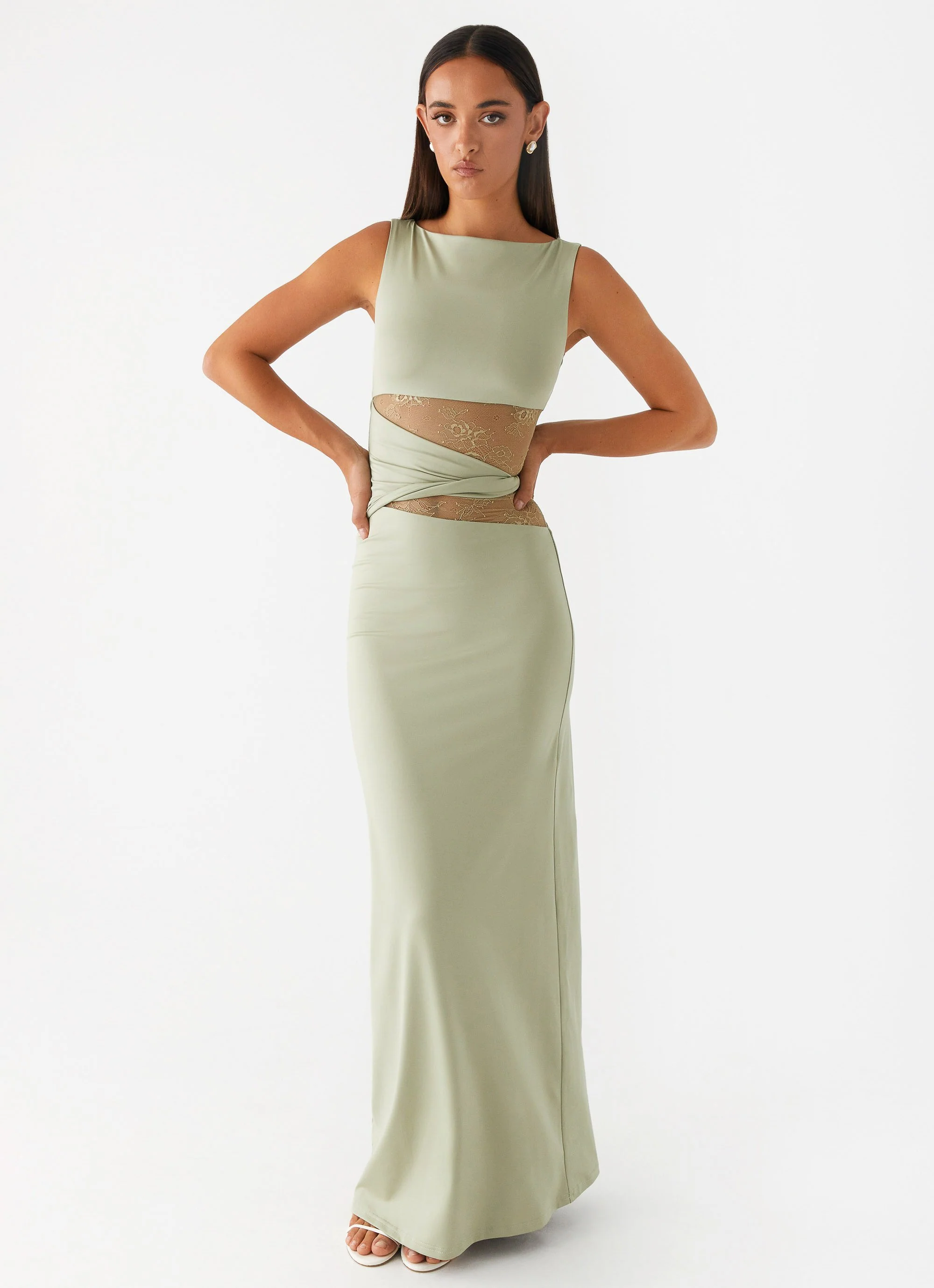 Karma Maxi Dress - Sage - Image 5