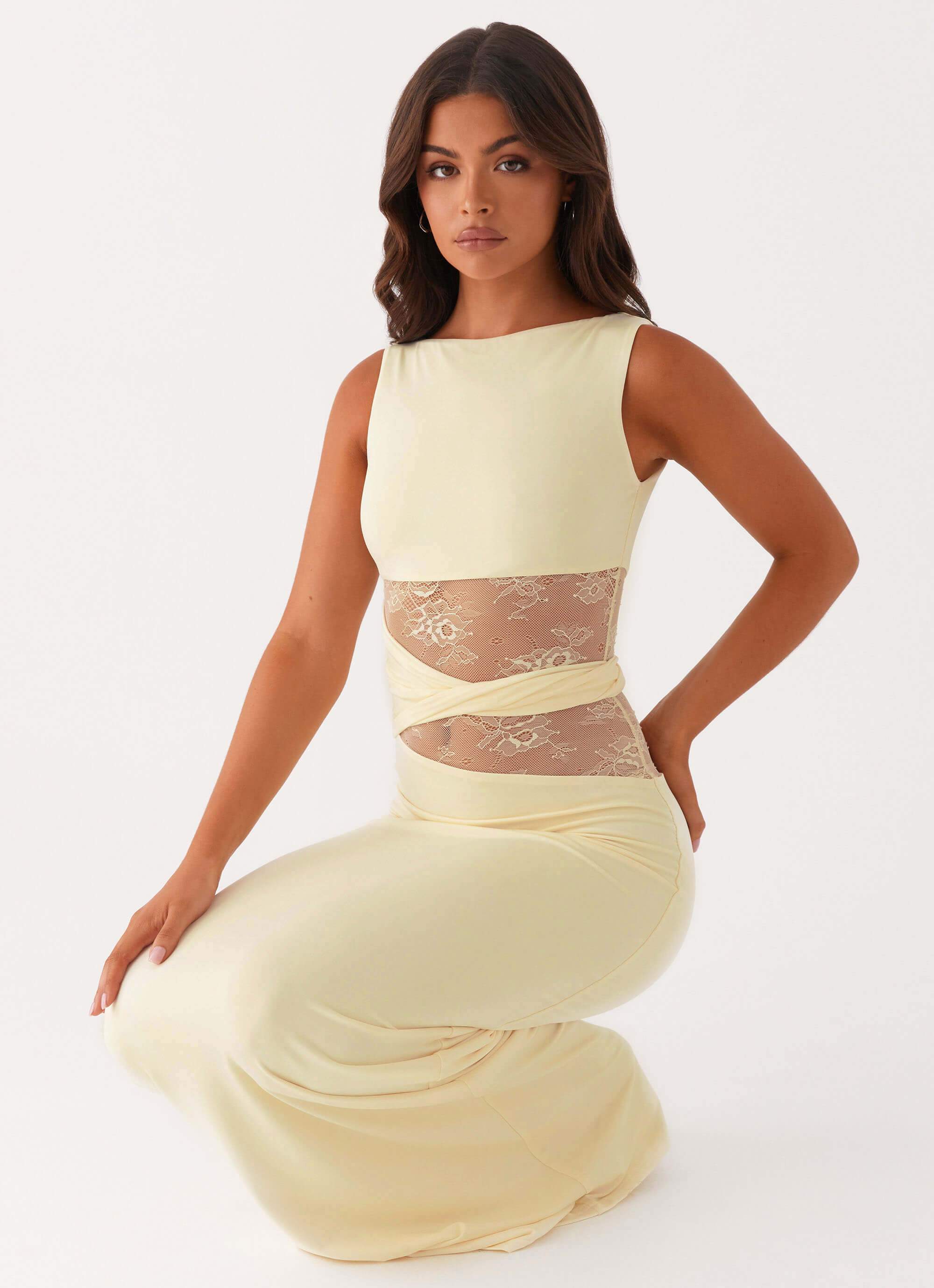 Karma Maxi Dress - Yellow - Image 5