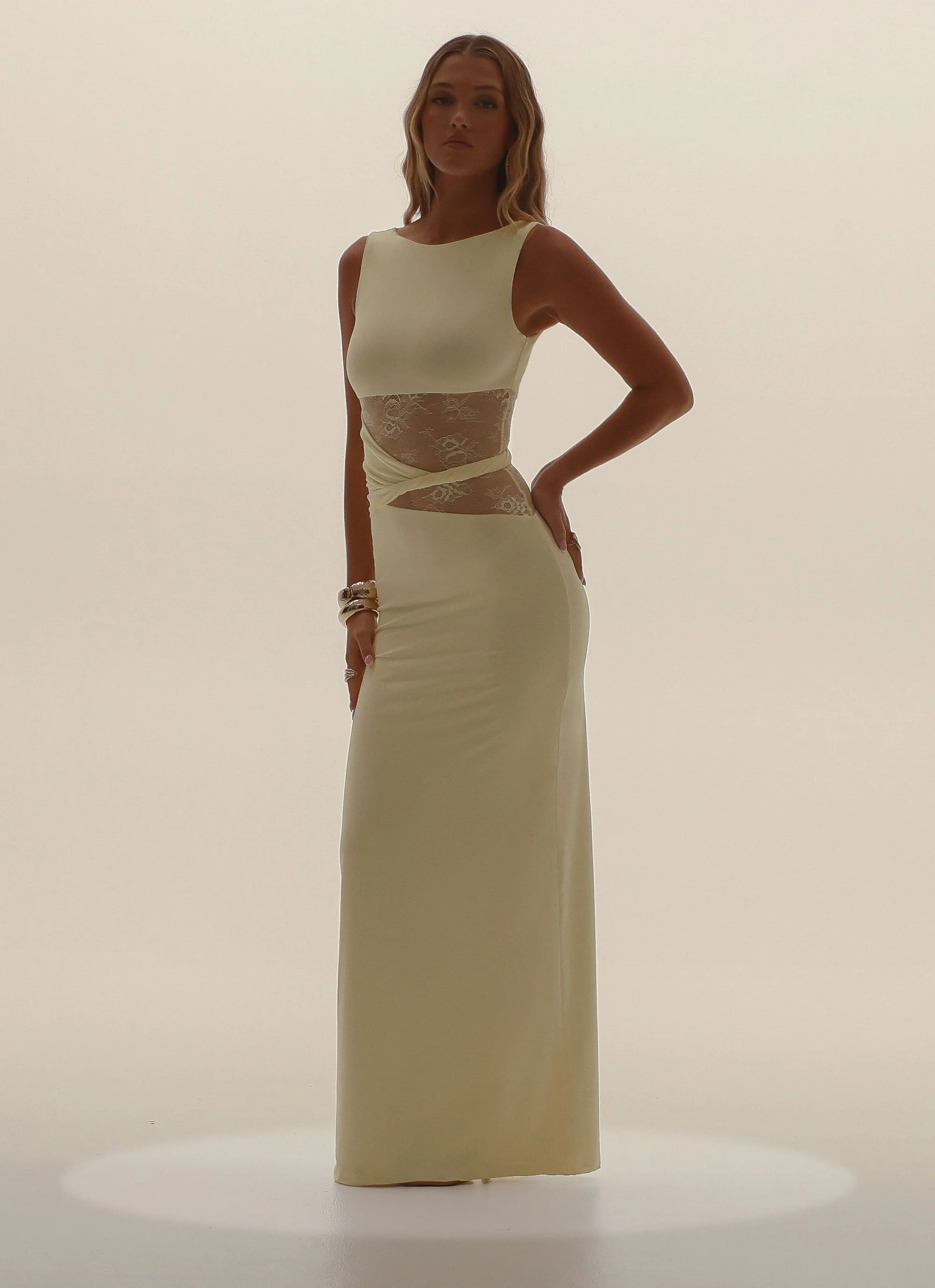 Karma Maxi Dress - Yellow - Image 7