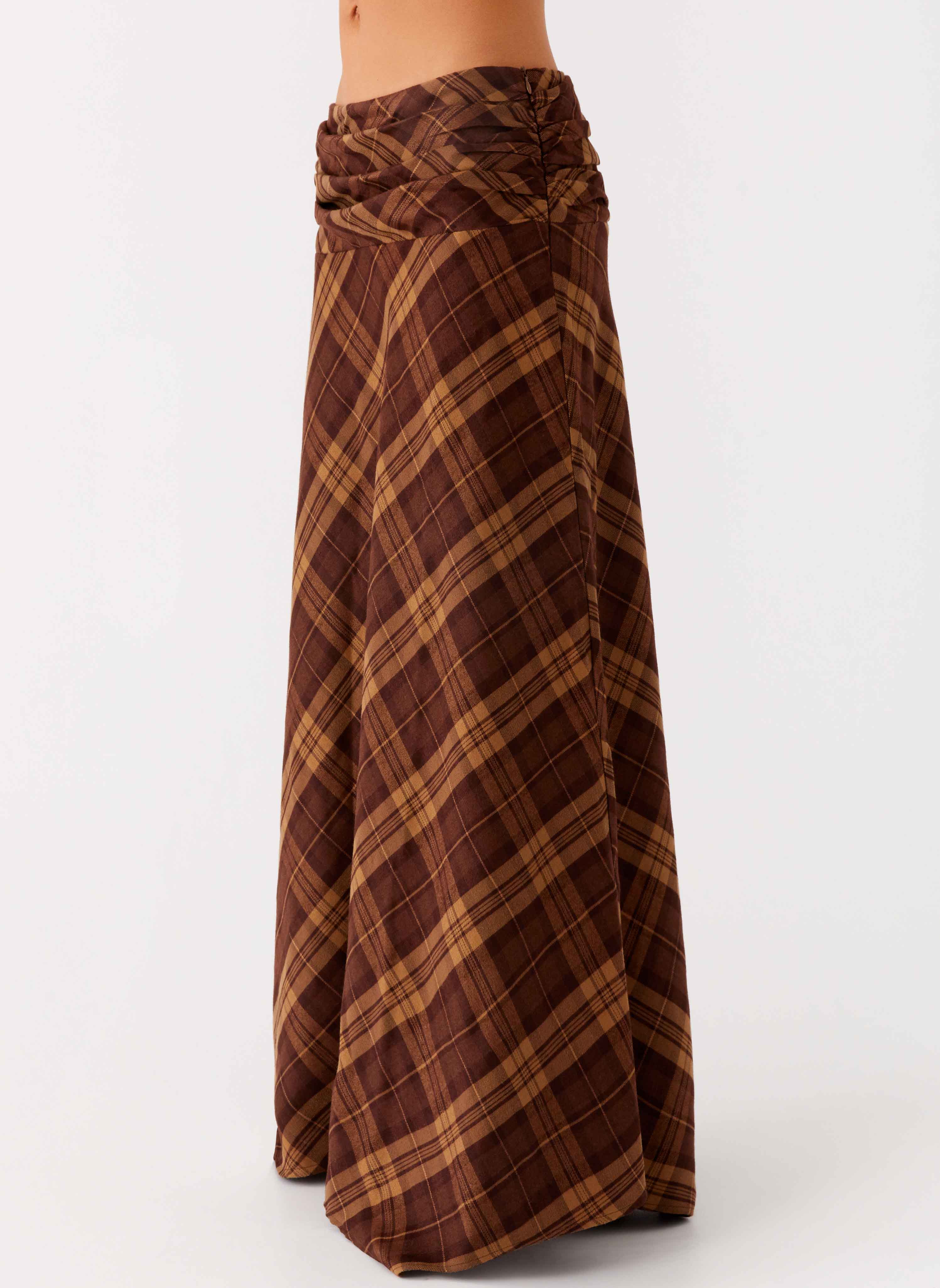 Karolina Maxi Skirt - Plaid - Image 2