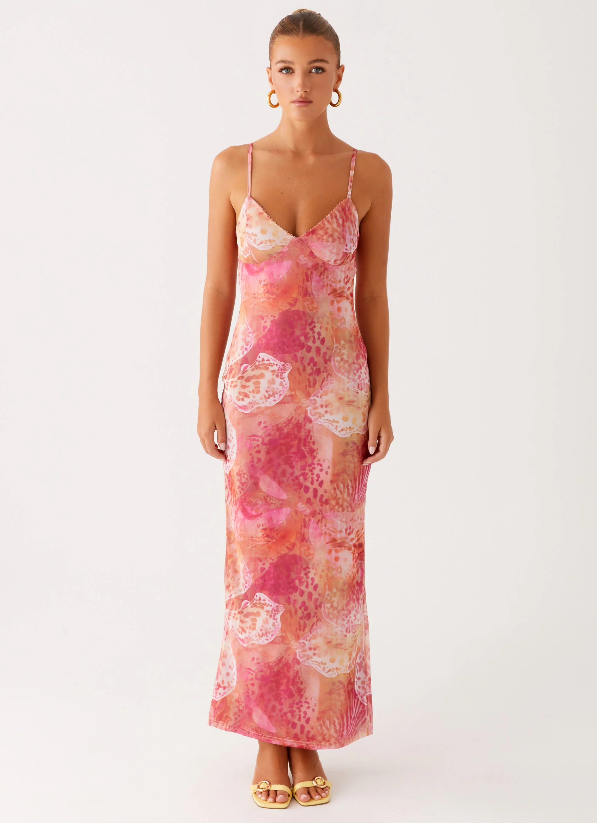 Kasey Midi Dress - Flamingo Fling - Image 2