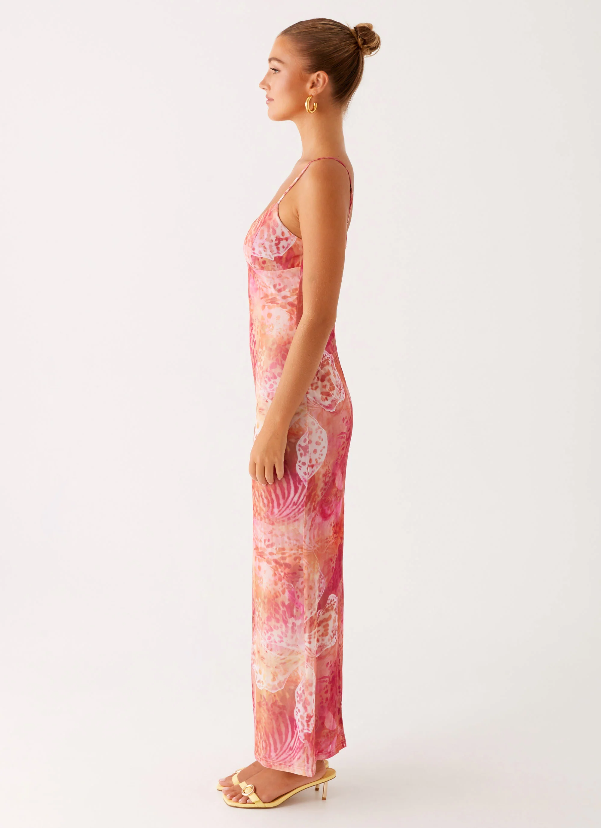 Kasey Midi Dress - Flamingo Fling - Image 3